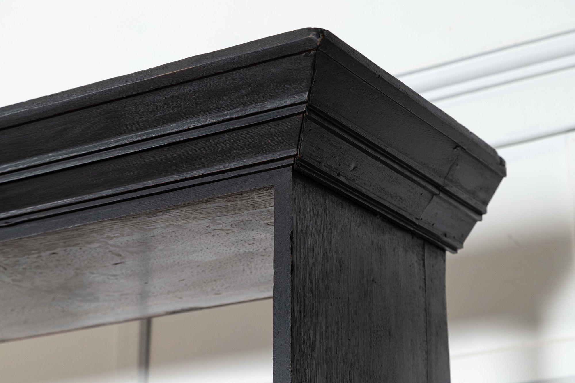 Monumentale espositore da negozio inglese in Oak ebanizzato in vendita 7