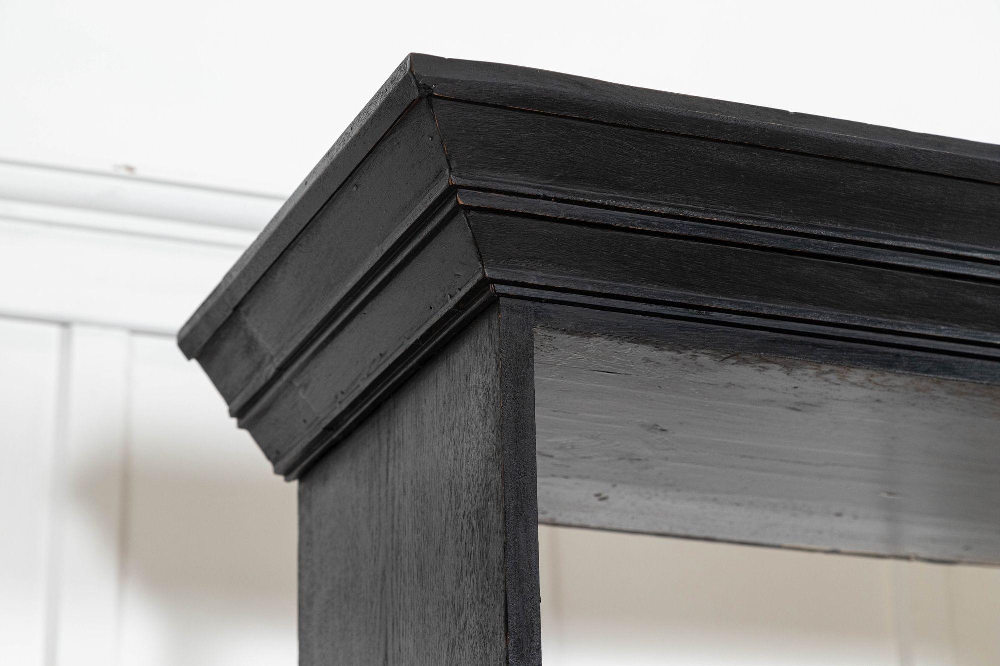 Monumentale espositore da negozio inglese in Oak ebanizzato in vendita 8