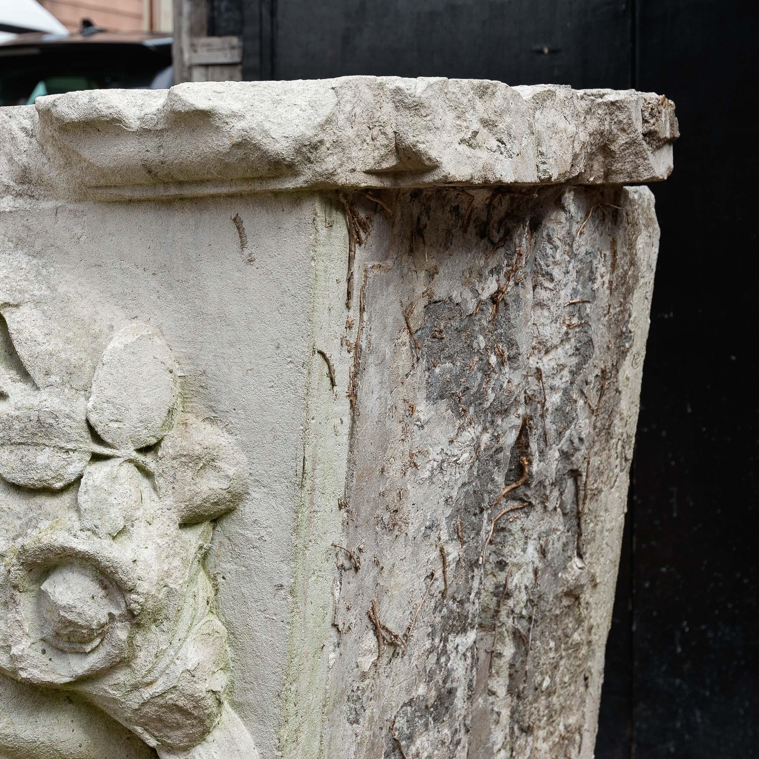 Monumental English Edwardian Portland Stone Keystone For Sale 3