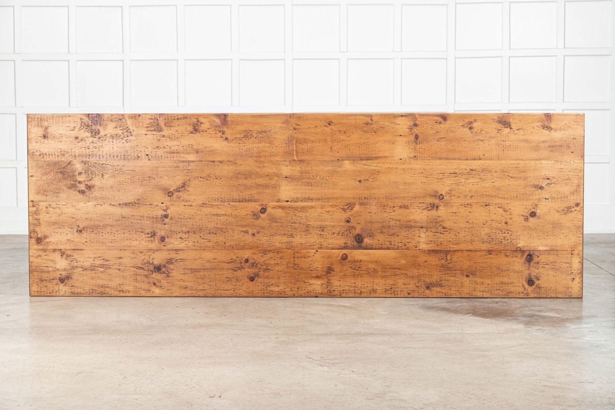 Monumental English Farmhouse Table For Sale 5