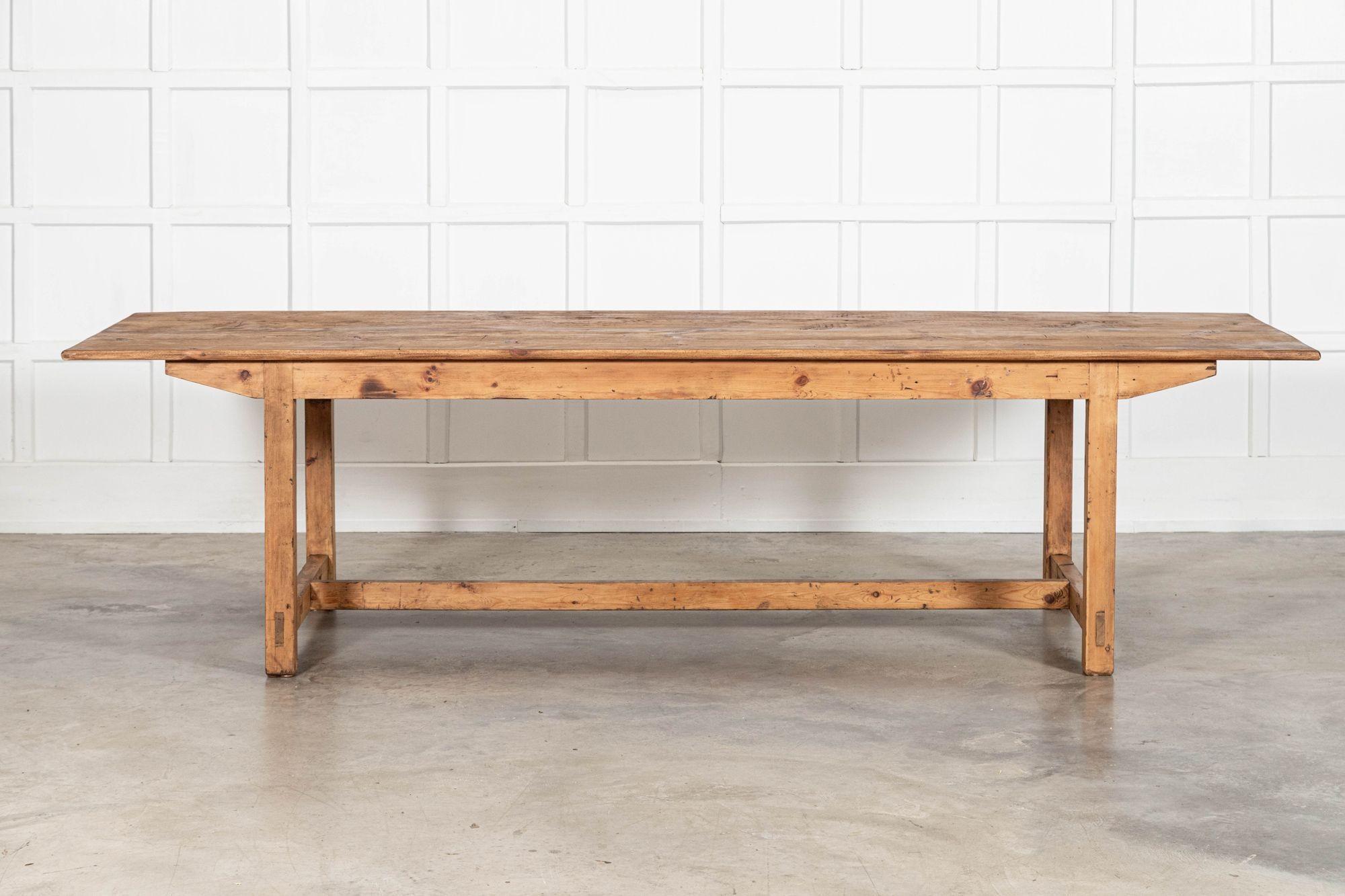 Monumental English Farmhouse Table For Sale 5