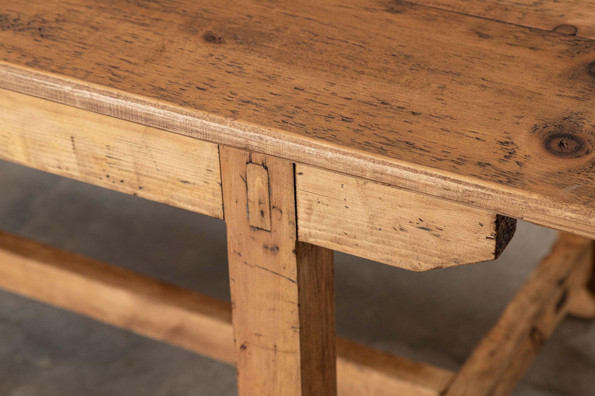 Monumental English Farmhouse Table For Sale 6
