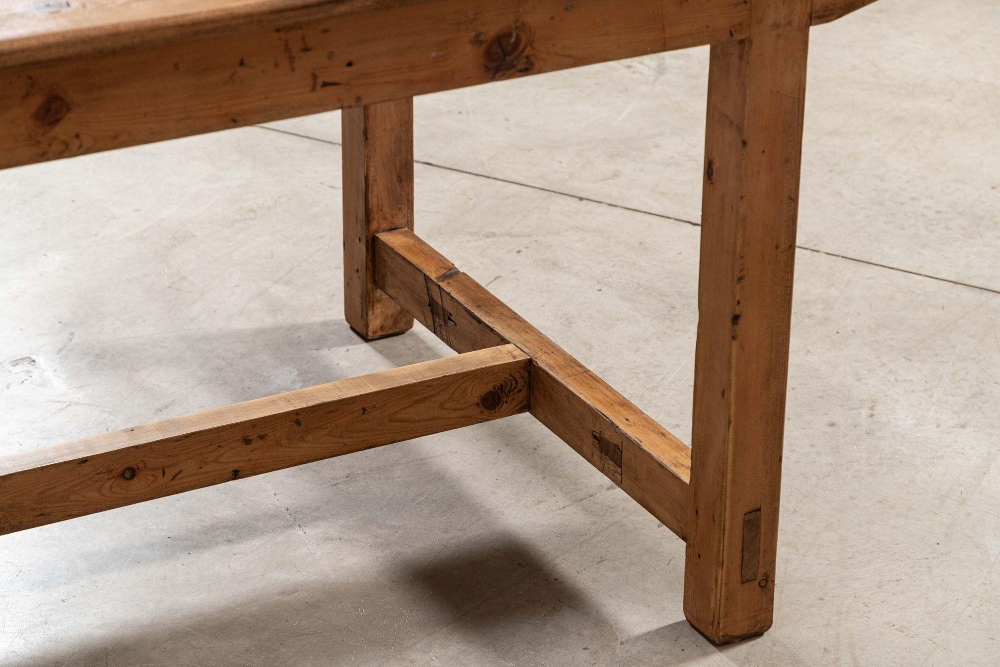 Monumental English Farmhouse Table For Sale 6