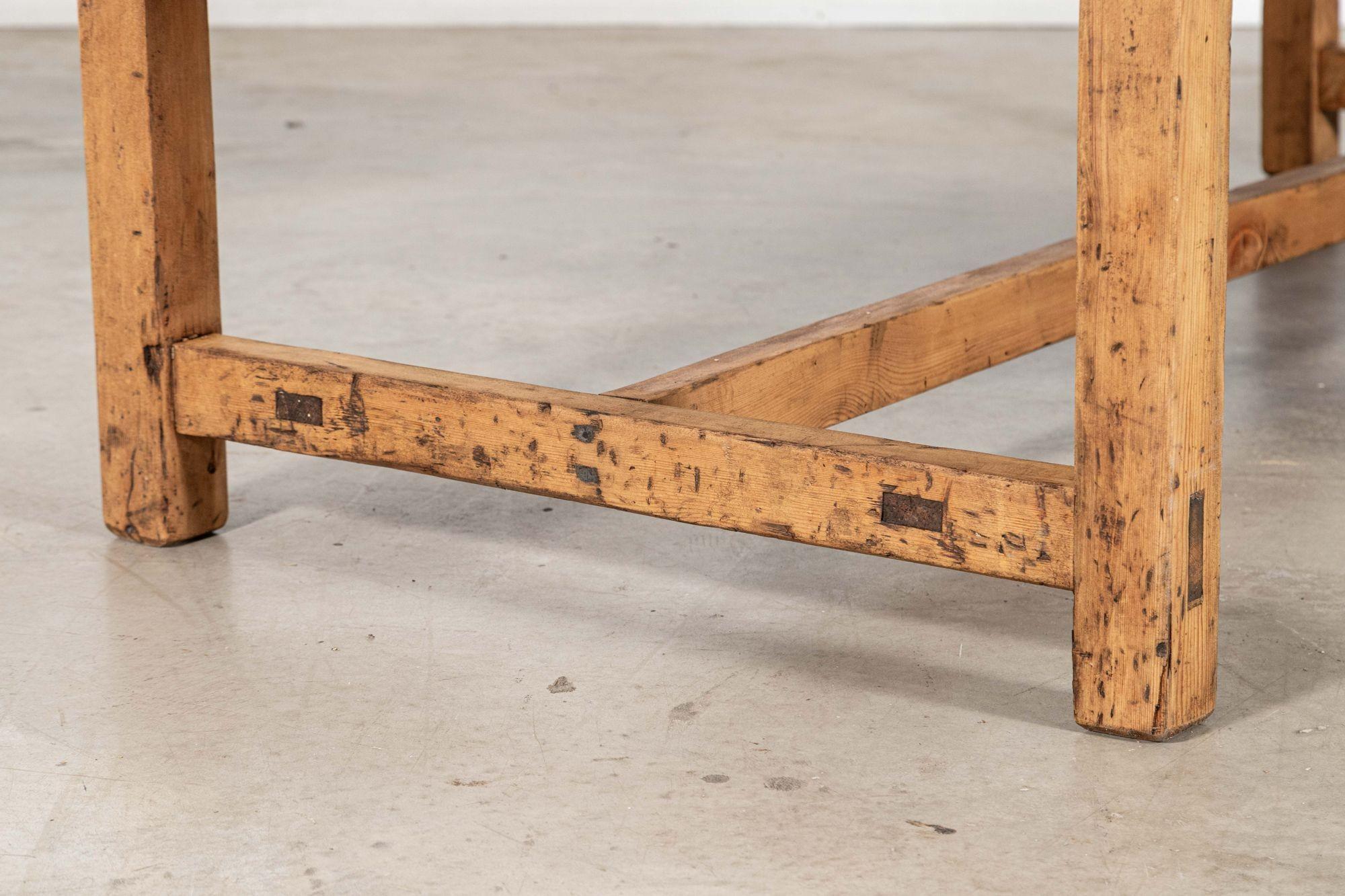 Monumental English Farmhouse Table For Sale 8