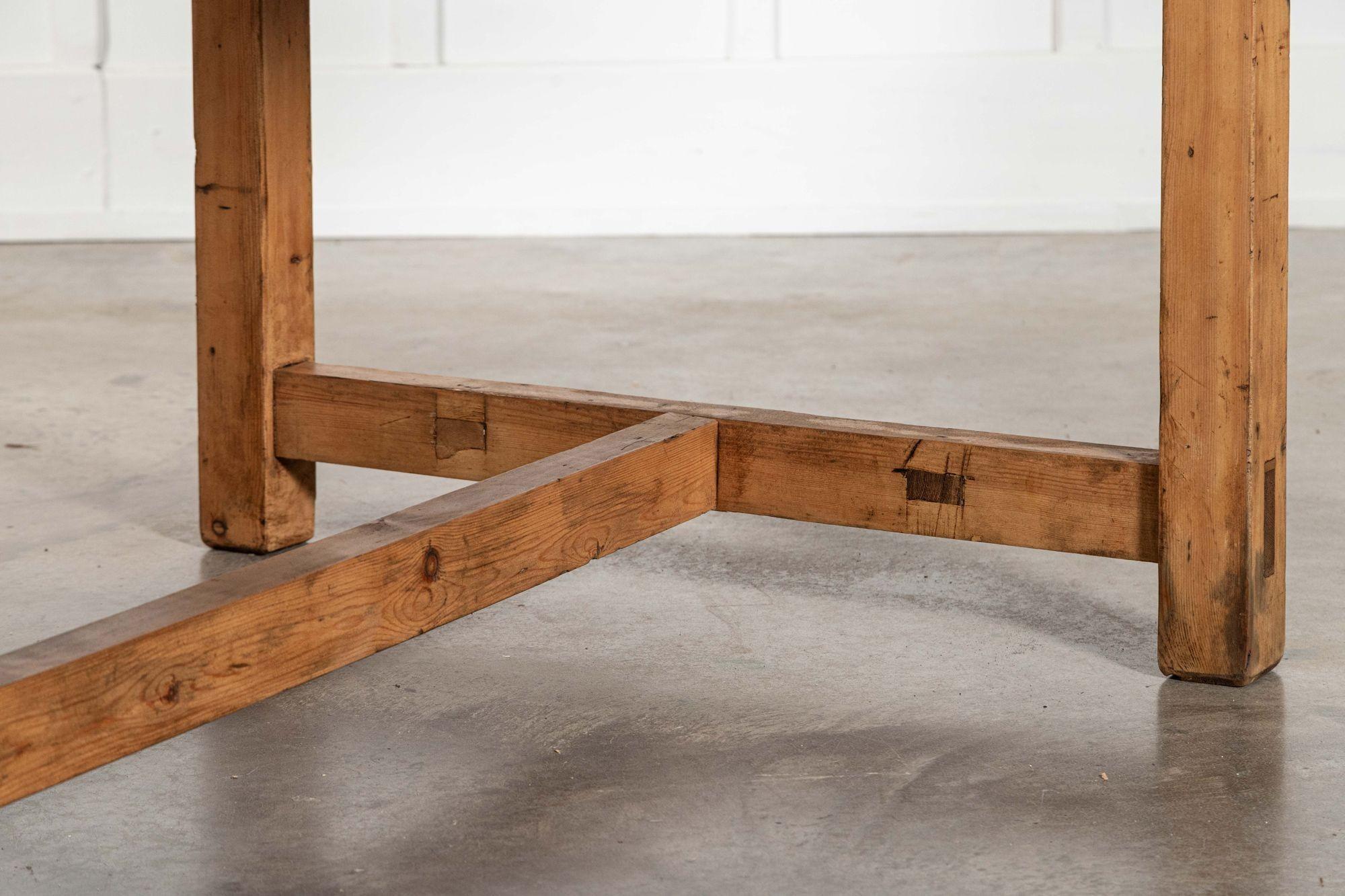Monumental English Farmhouse Table For Sale 9