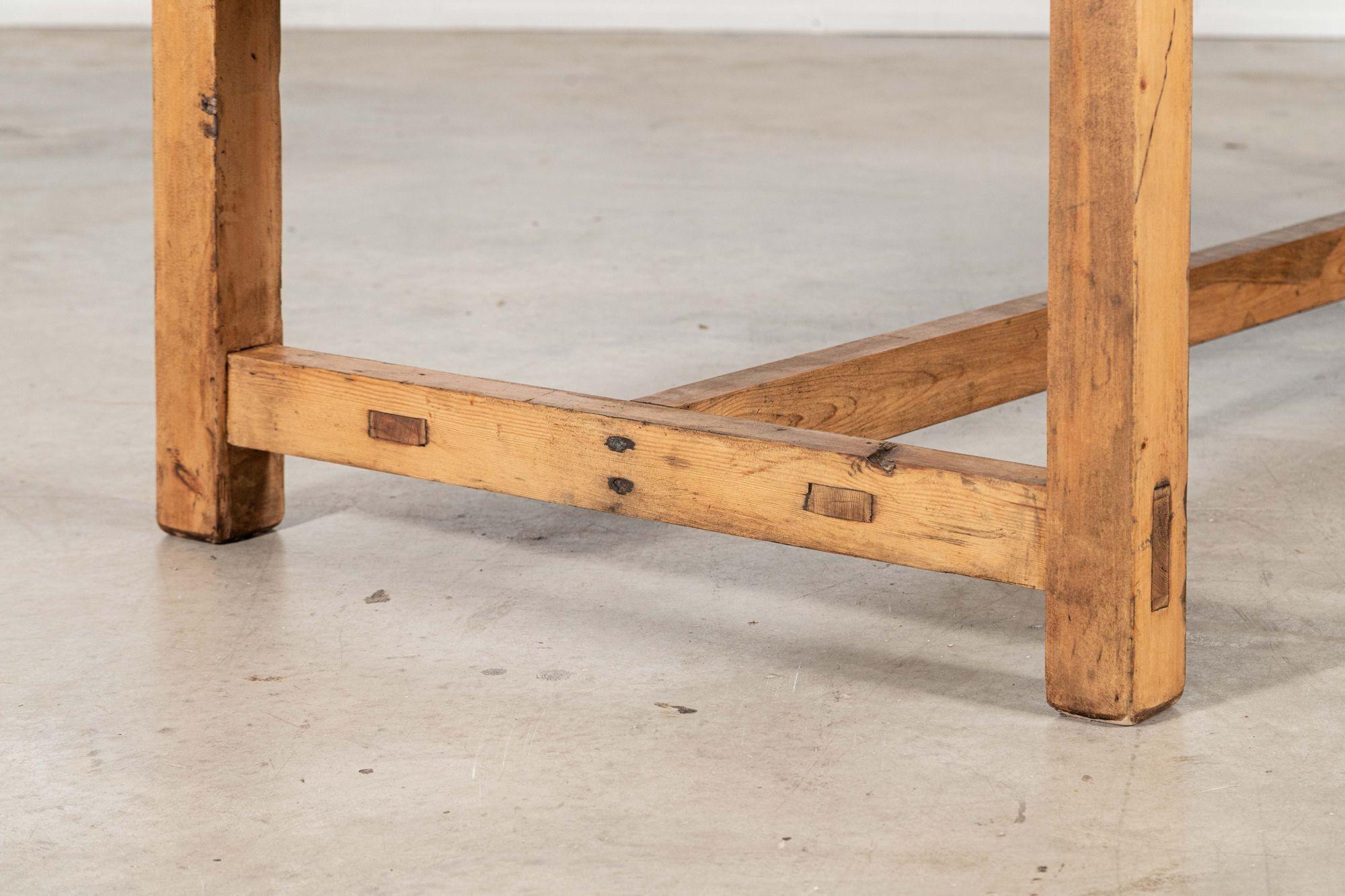 Monumental English Farmhouse Table For Sale 10