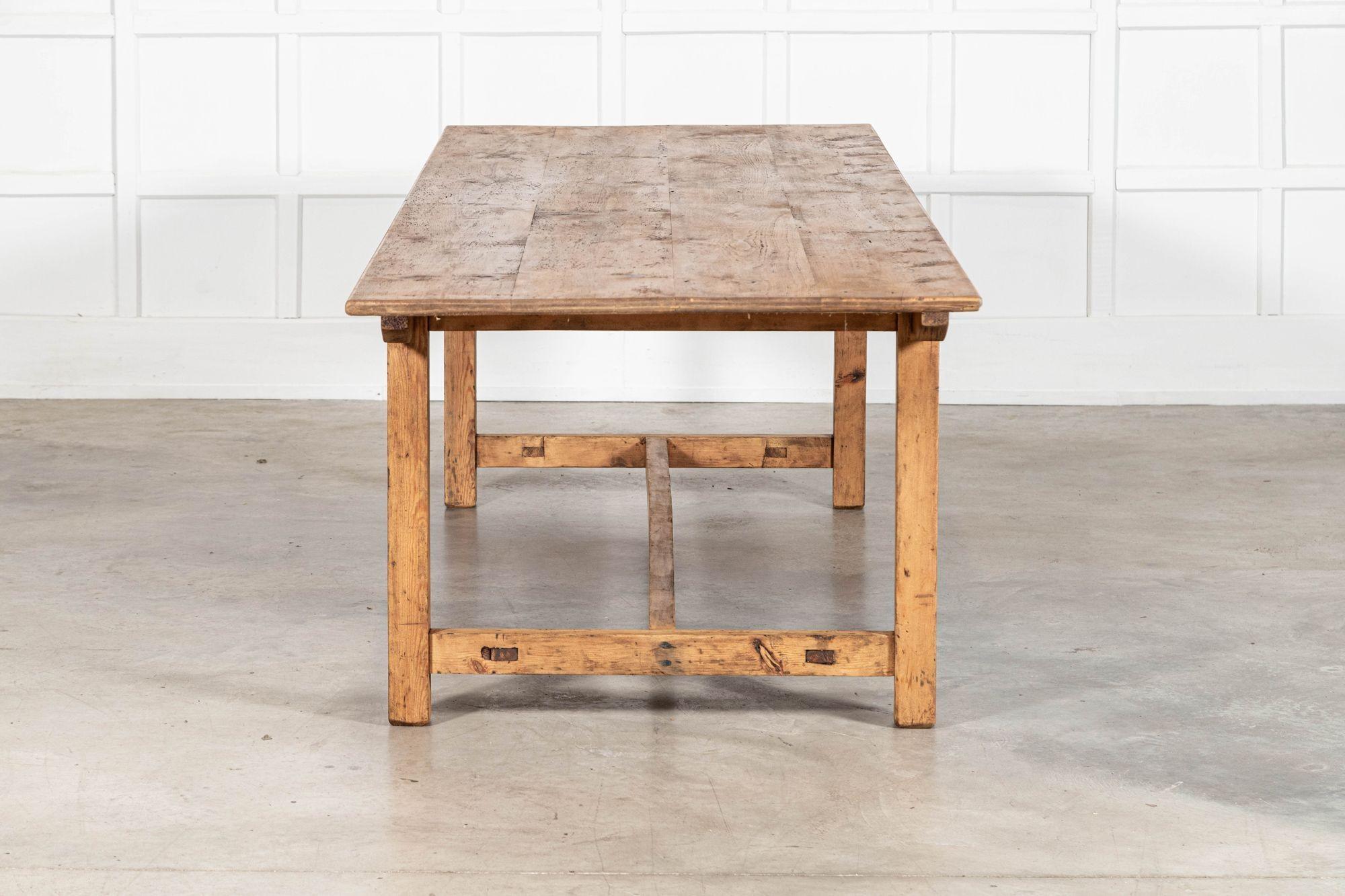 Monumental English Farmhouse Table For Sale 1