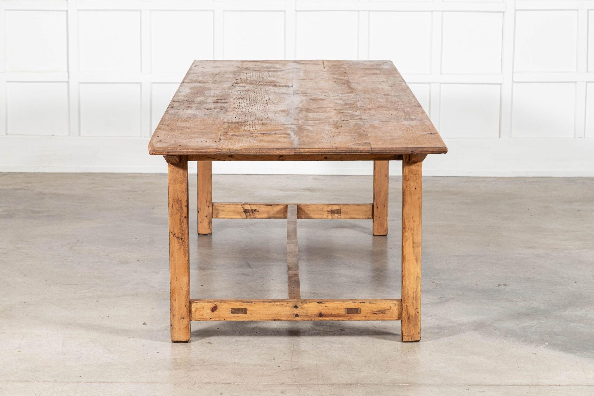 Monumental English Farmhouse Table For Sale 2