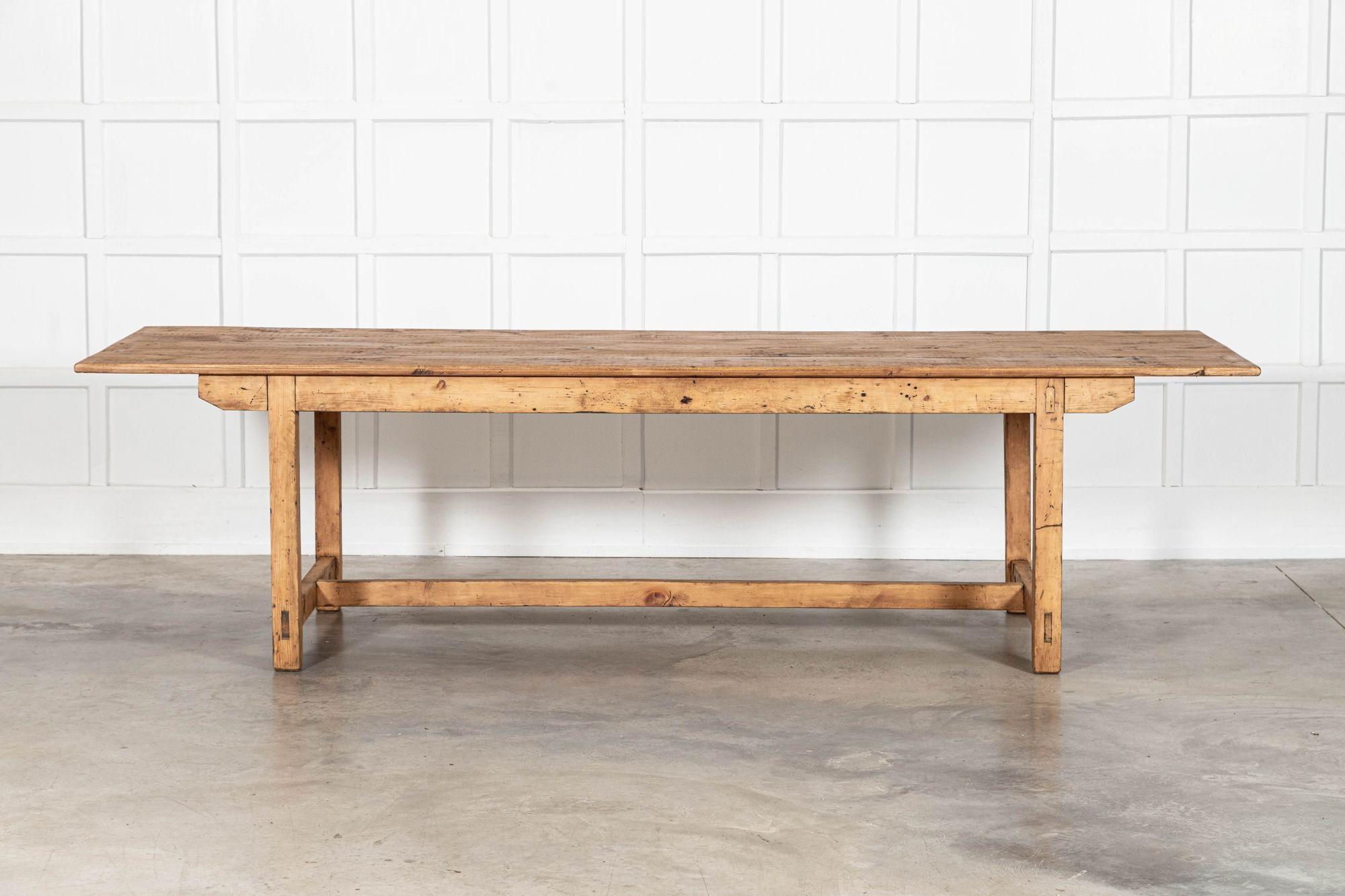 Monumental English Farmhouse Table For Sale 3