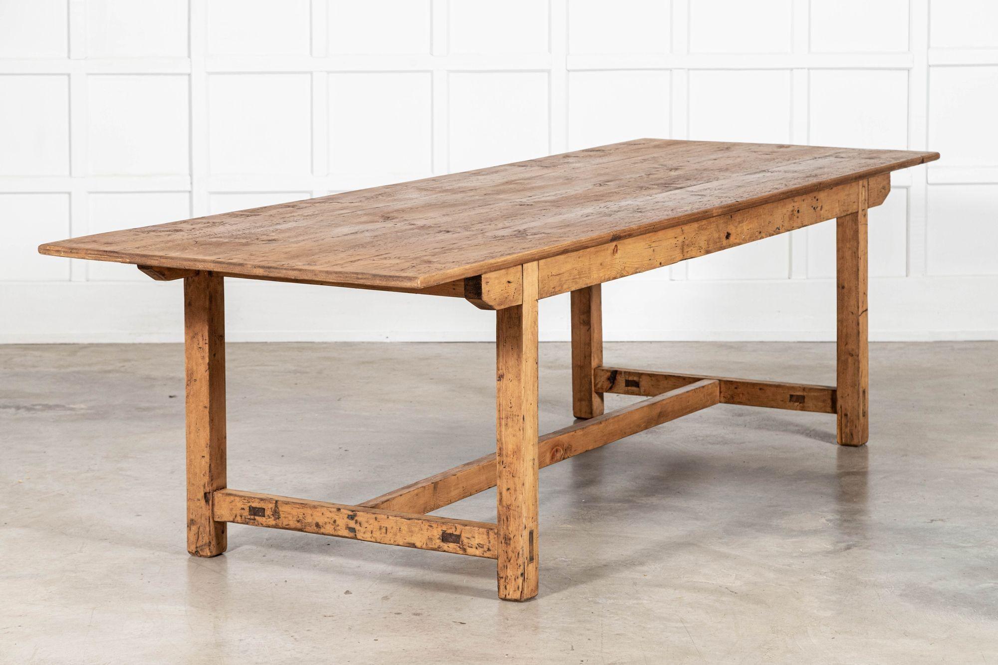 Monumental English Farmhouse Table For Sale 4