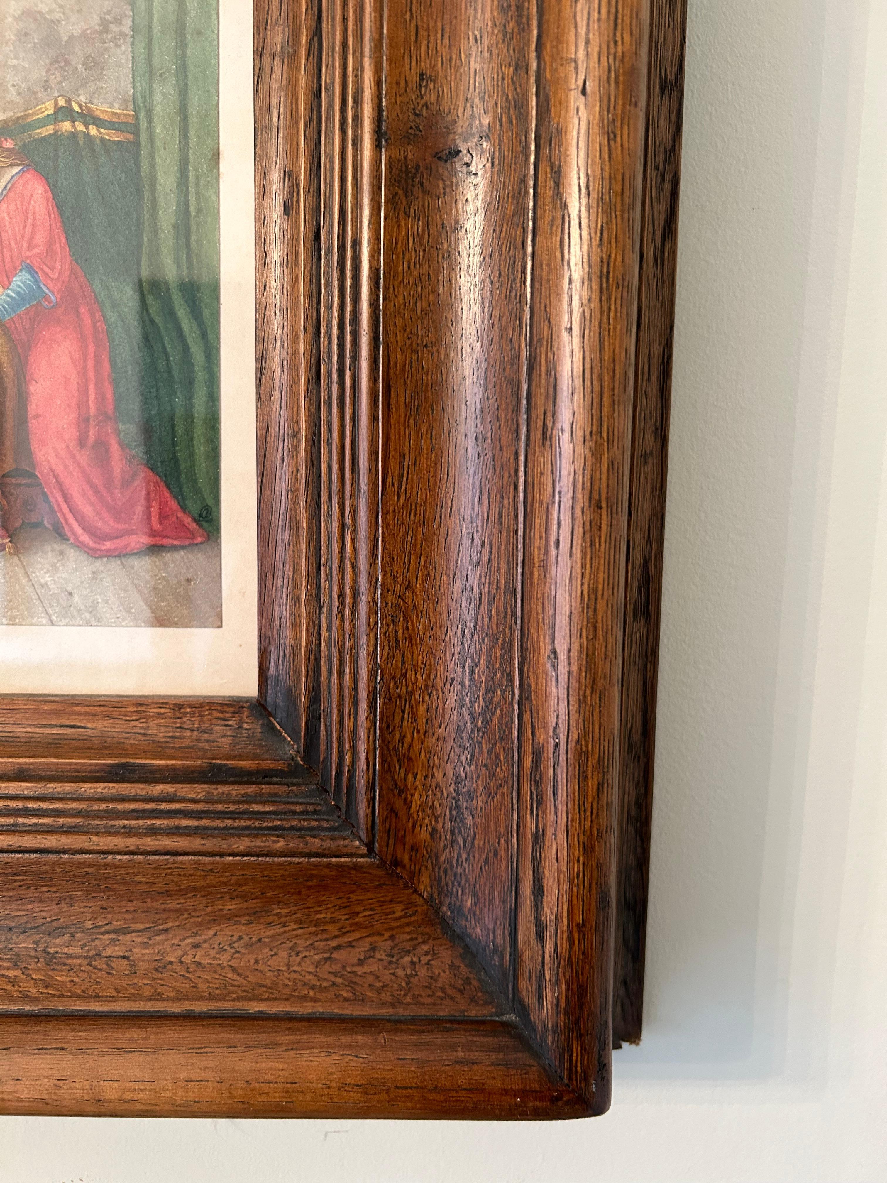 Monumental English Oak Frame In Good Condition For Sale In Toronto, CA