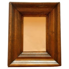 19th Century Carved Oak Picture Frame, English Arts and Crafts Style