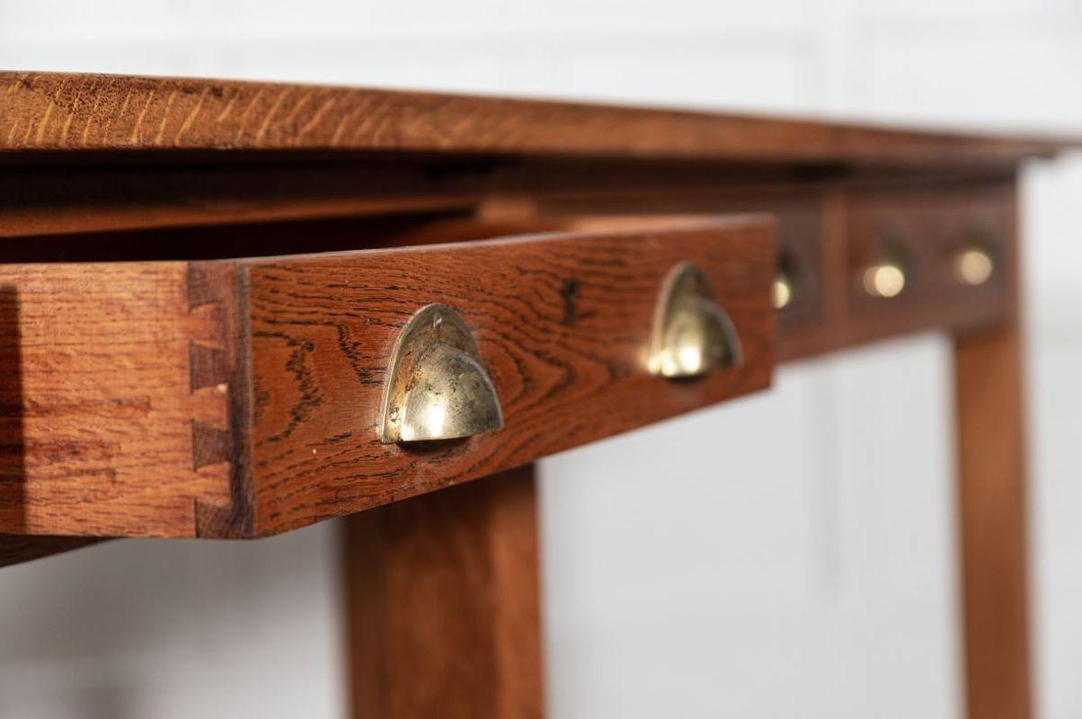 Monumental English Oak Refectory Table 6