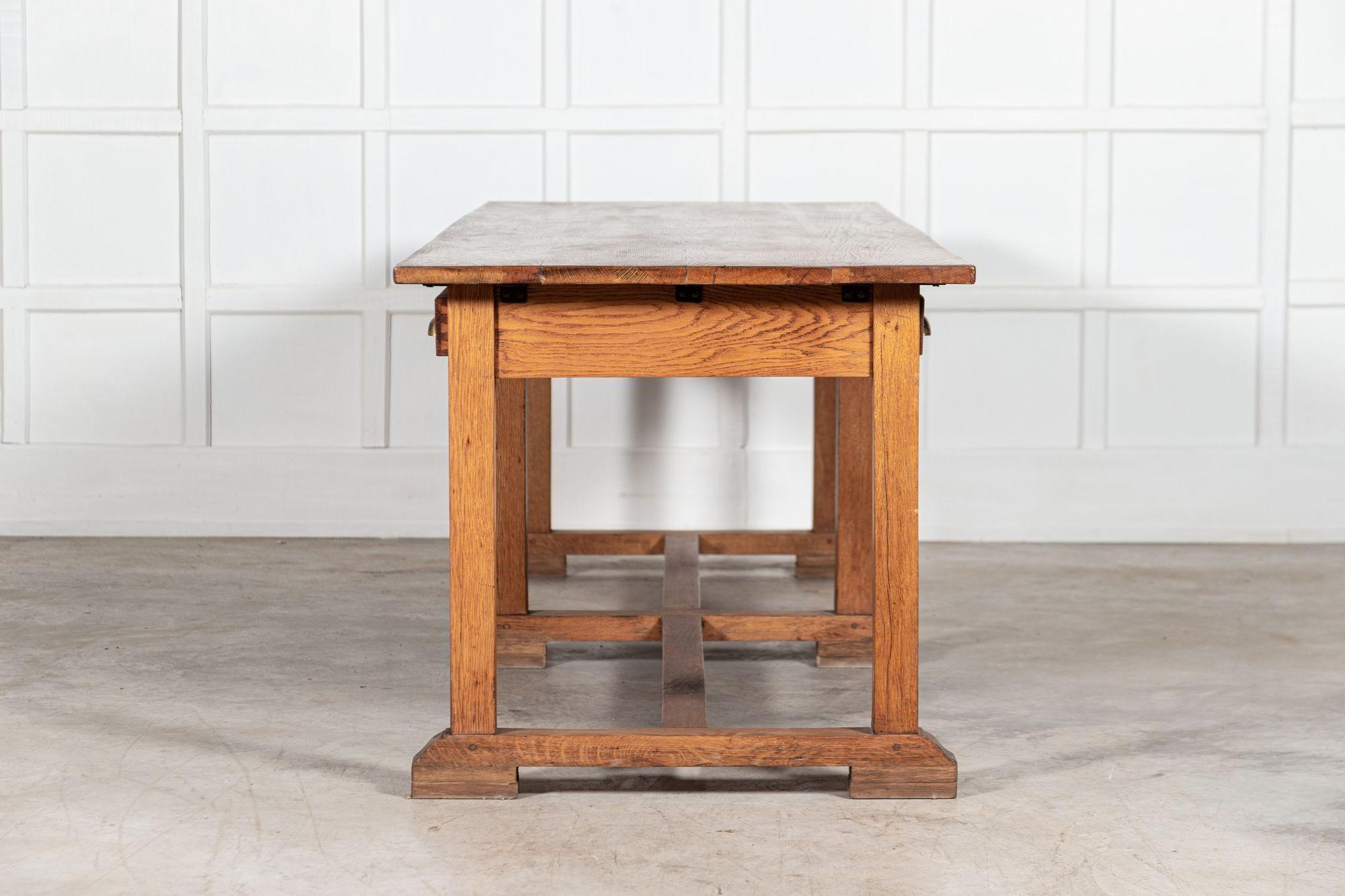 Monumental English Oak Refectory Table 2