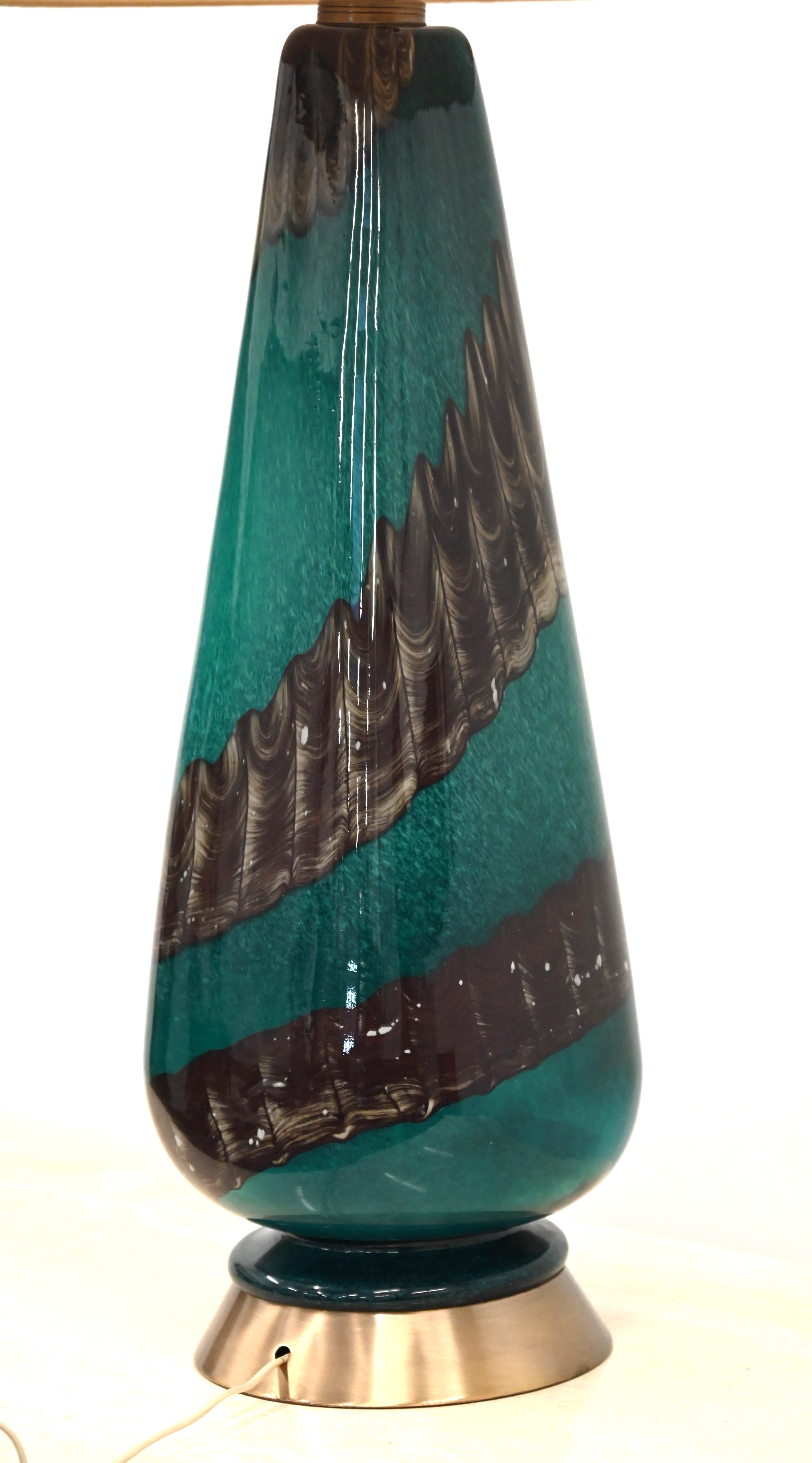 Lampada da tavolo monumentale Ercole Barovier Eugeneo/Neolitico, Italia, 1954 in vendita 4