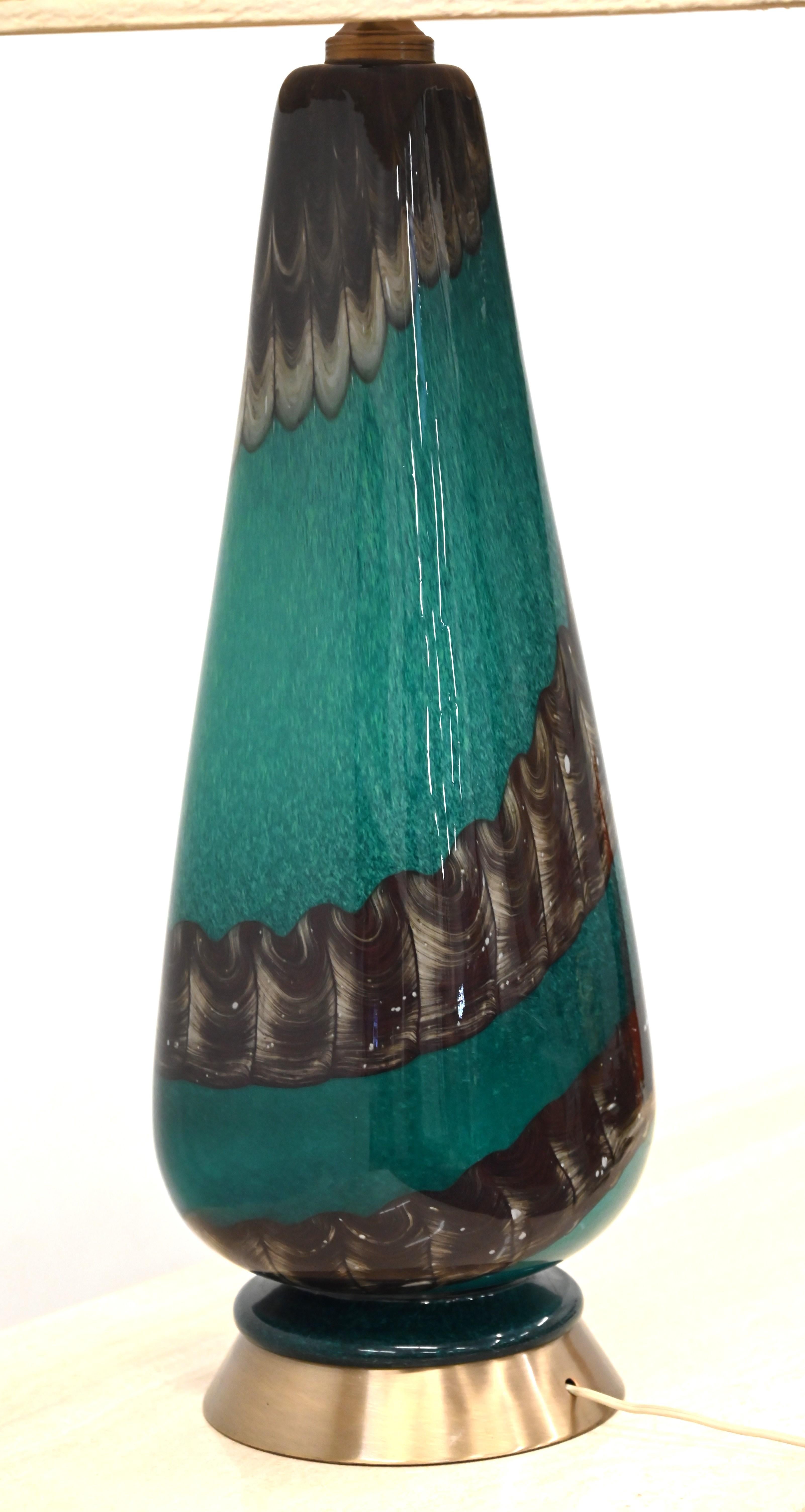 Lampada da tavolo monumentale Ercole Barovier Eugeneo/Neolitico, Italia, 1954 in vendita 5