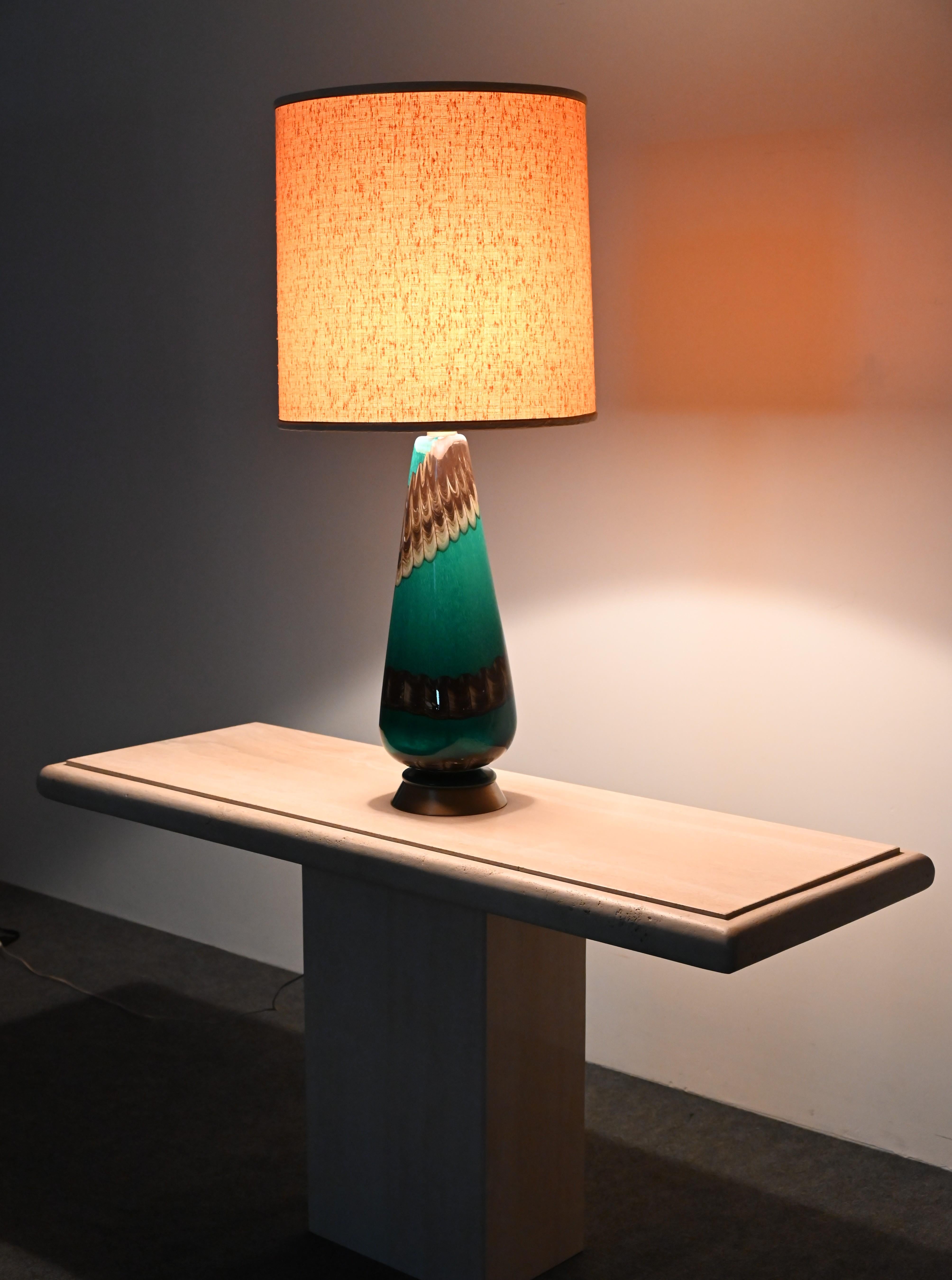 Lampada da tavolo monumentale Ercole Barovier Eugeneo/Neolitico, Italia, 1954 in vendita 13