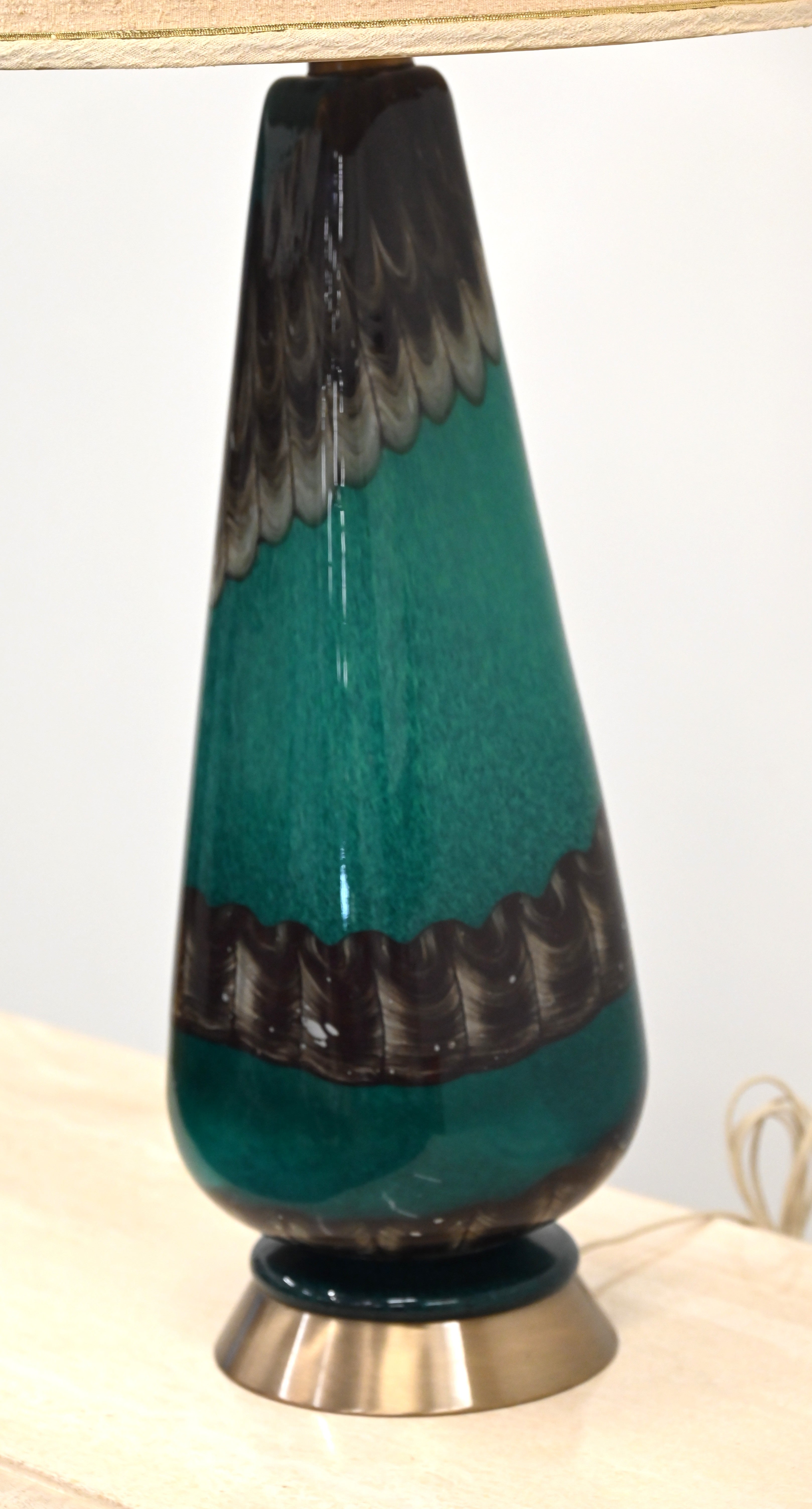 Mid-Century moderno Lampada da tavolo monumentale Ercole Barovier Eugeneo/Neolitico, Italia, 1954 in vendita
