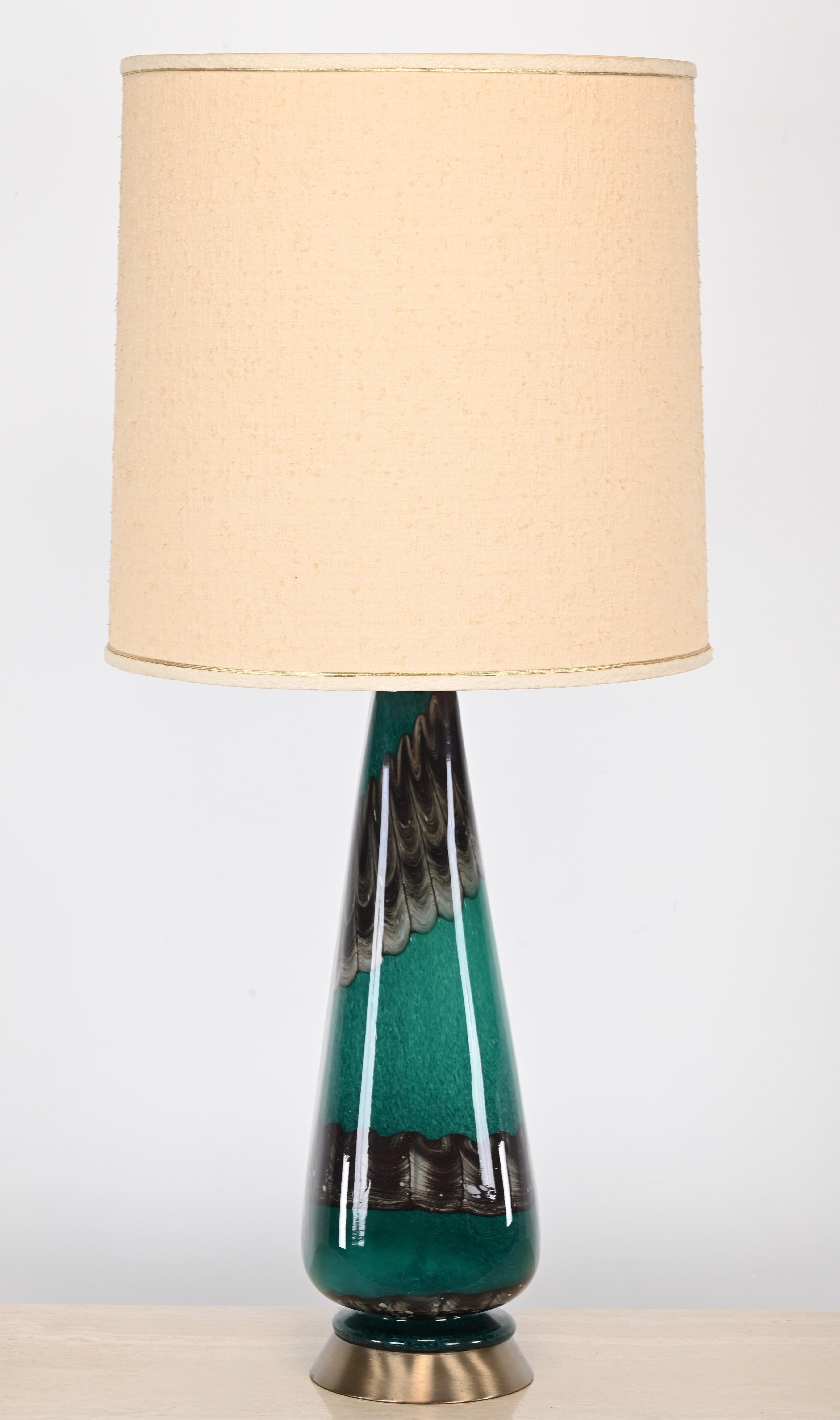 Lampada da tavolo monumentale Ercole Barovier Eugeneo/Neolitico, Italia, 1954 in vendita 1