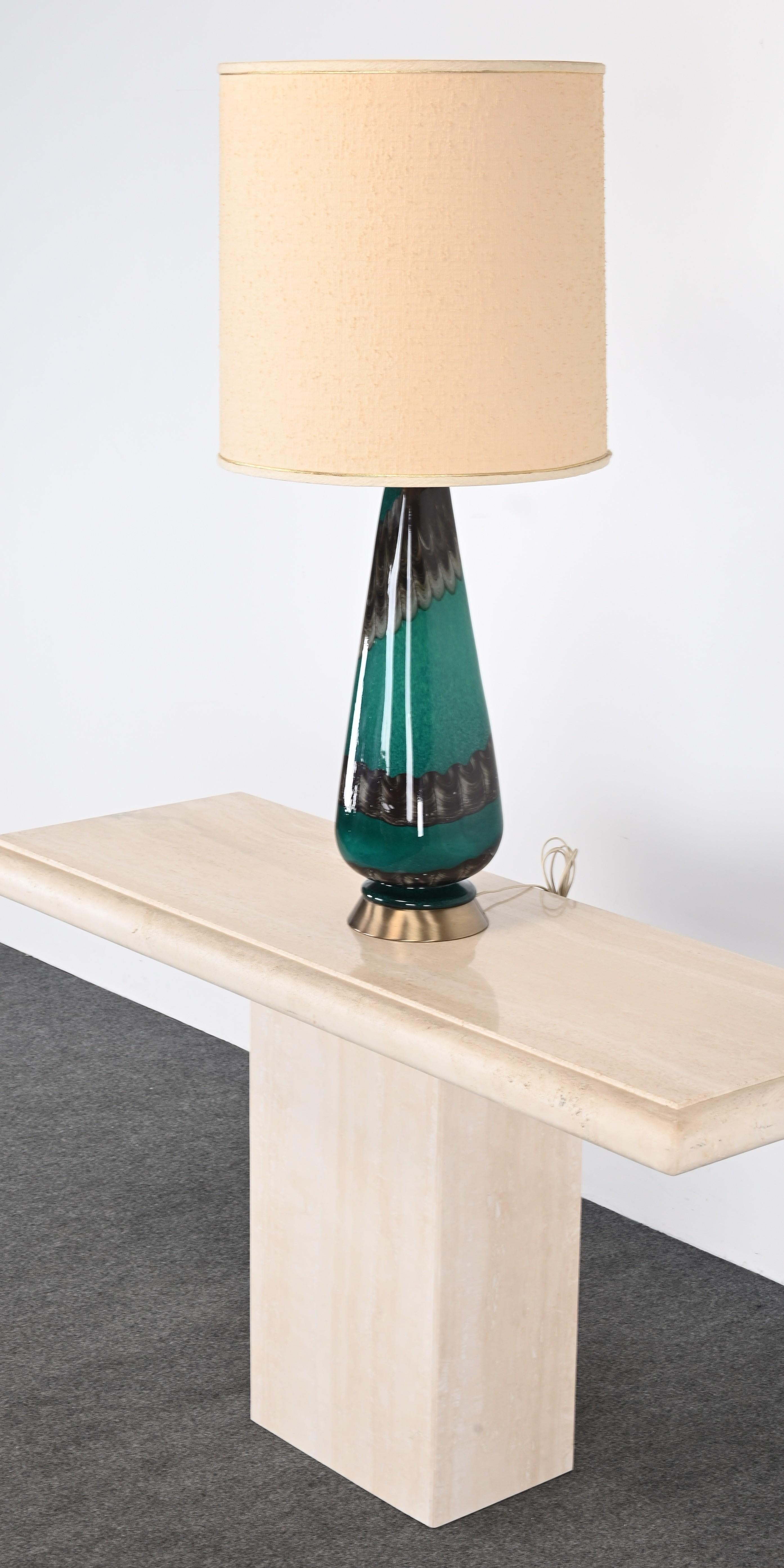 Lampada da tavolo monumentale Ercole Barovier Eugeneo/Neolitico, Italia, 1954 in vendita 2