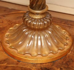 Monumental Ercole Barovier Midcentury Venetian Candlestick Lamp