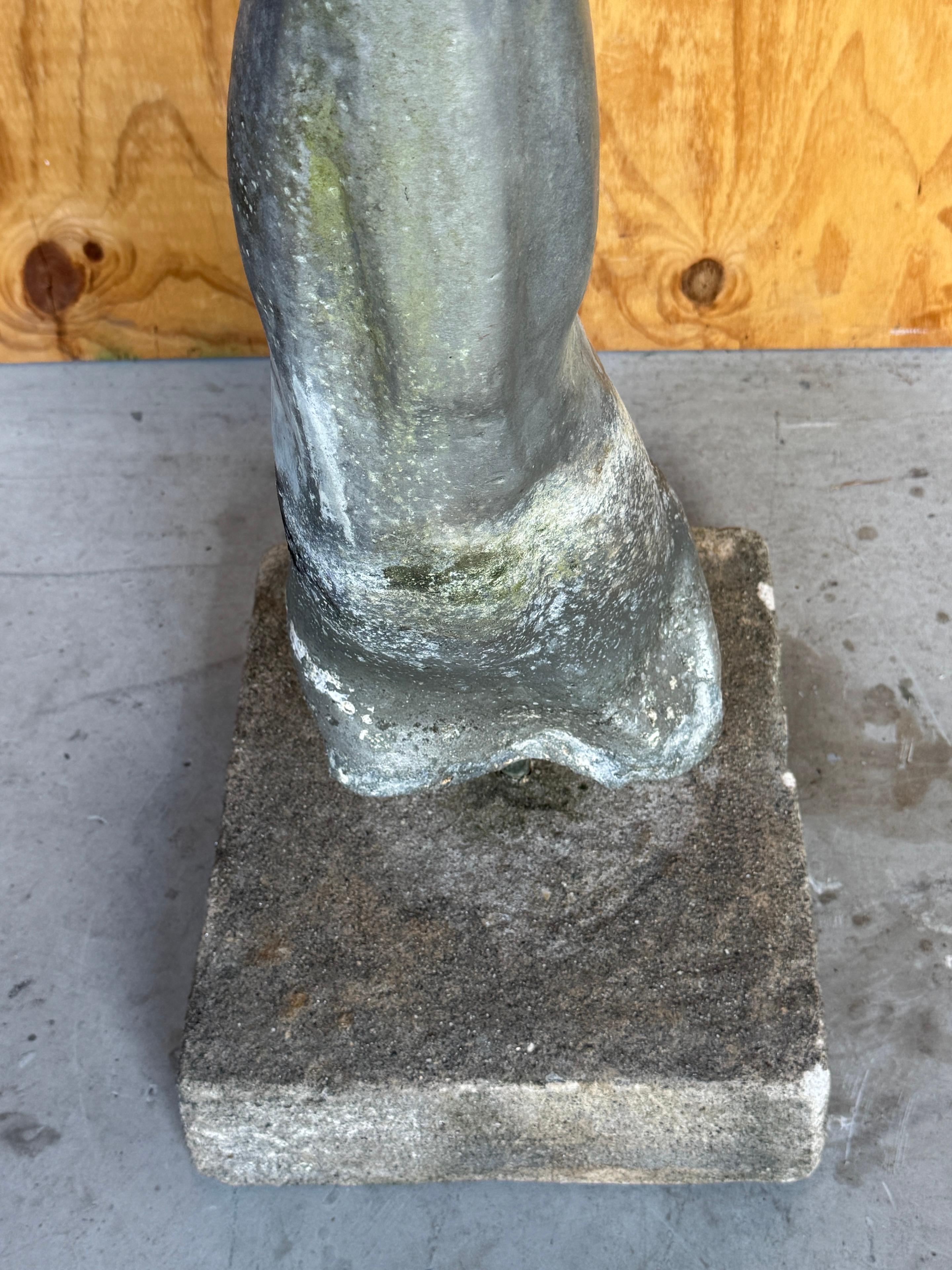 Bronze Monumental 'Excalibur Sword' Garden Statue, England, 1900s For Sale