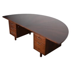 Monumental Executive Desk by Jens Risom, 1950