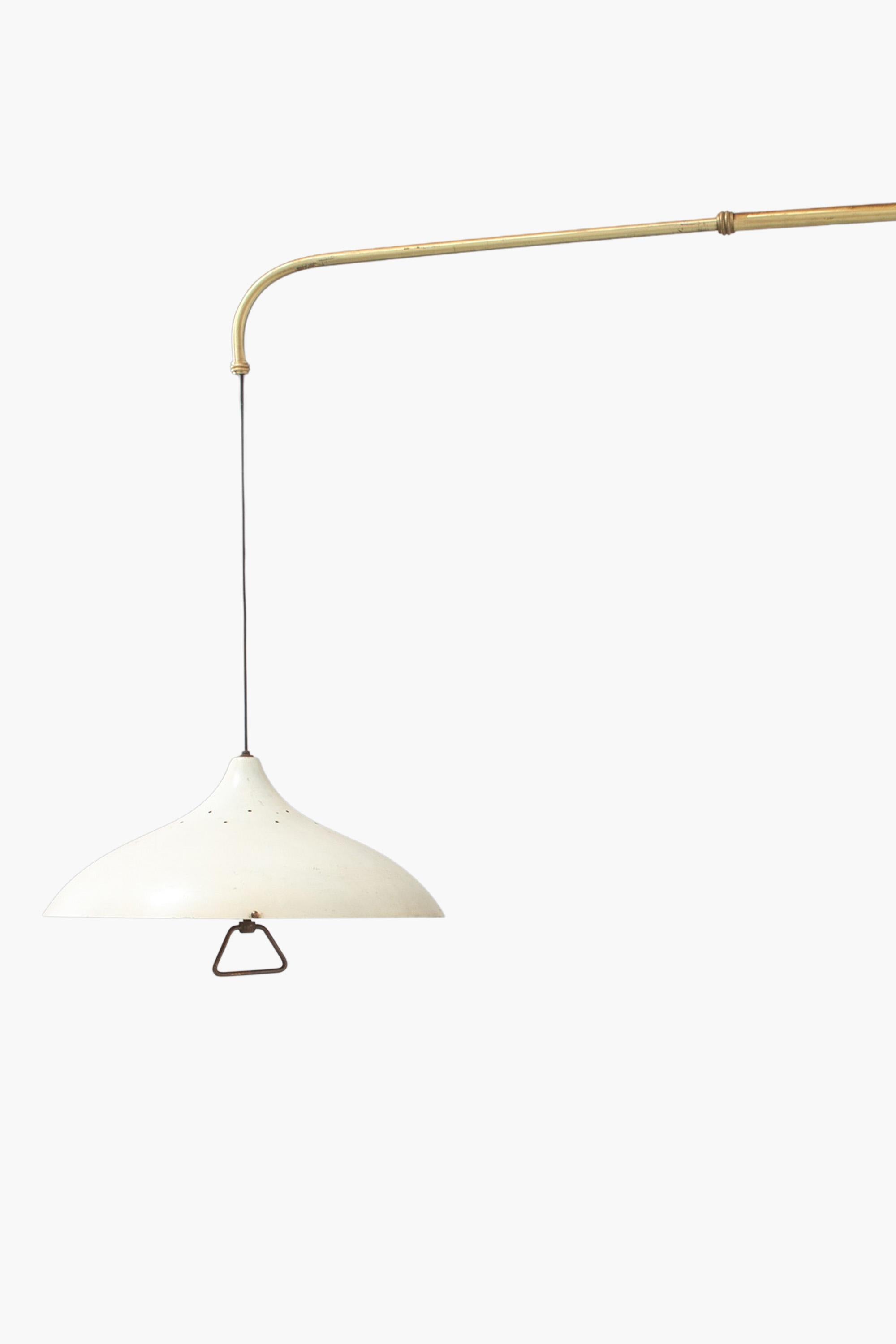 Aplique extensible Monumental de Lumen Milano Moderno de mediados de siglo en venta