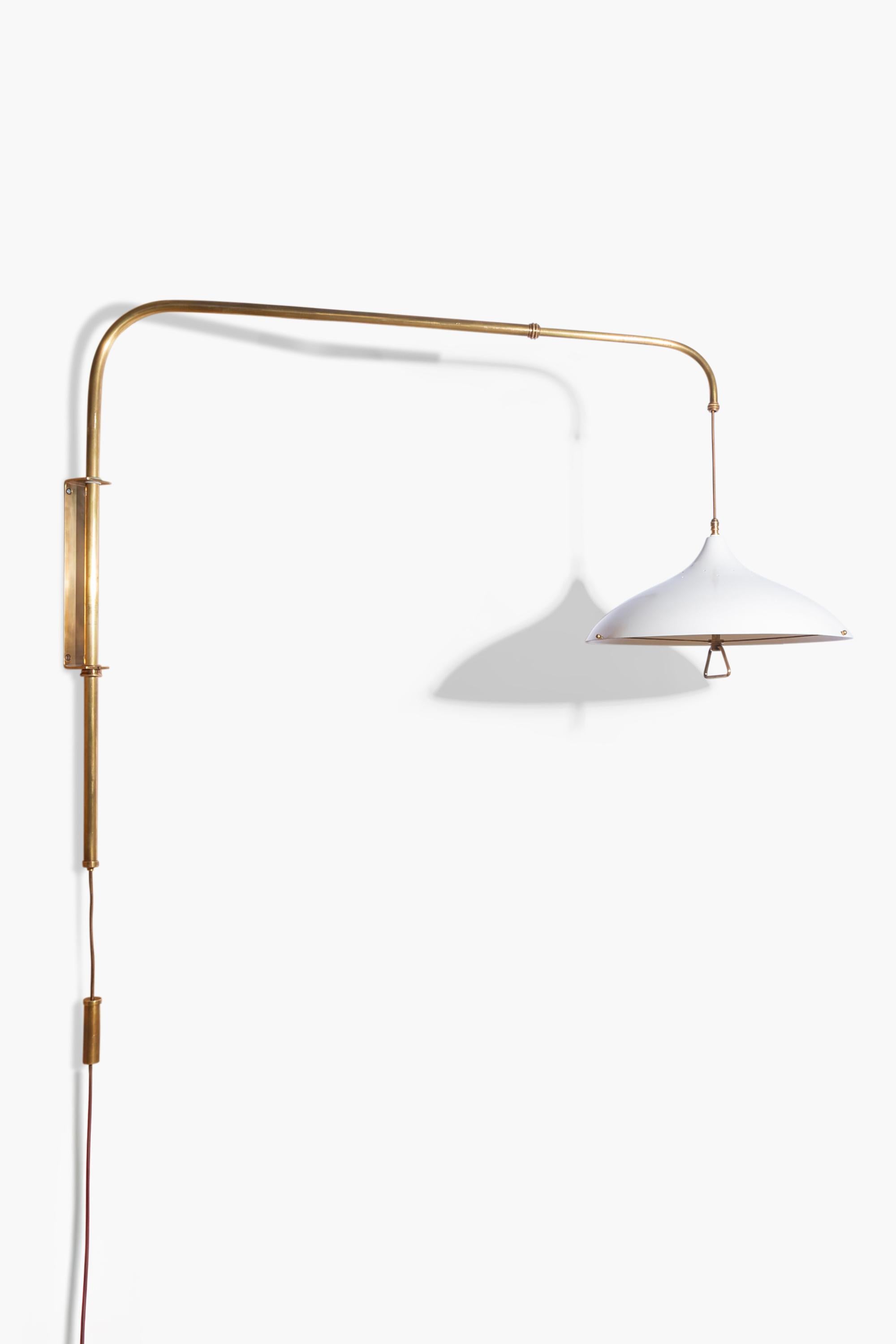 Mid-Century Modern Applique monumentale à rallonge de Lumen Milano en vente