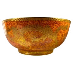 Monumental Fairyland Lustre Dragon Bowl Daisy Makeig-Jones for Wedgwood, c1925