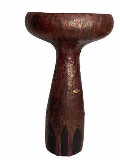 Monumentale Fat Lava Metallic-Stehlampe aus der Mitte des Jahrhunderts von Otto Keramik Keramik, 1960er Jahre