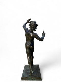 Monumental Faun Sculpture In Bronze 190 Cm