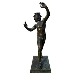 Monumental Faun Sculpture In Bronze 190 Cm