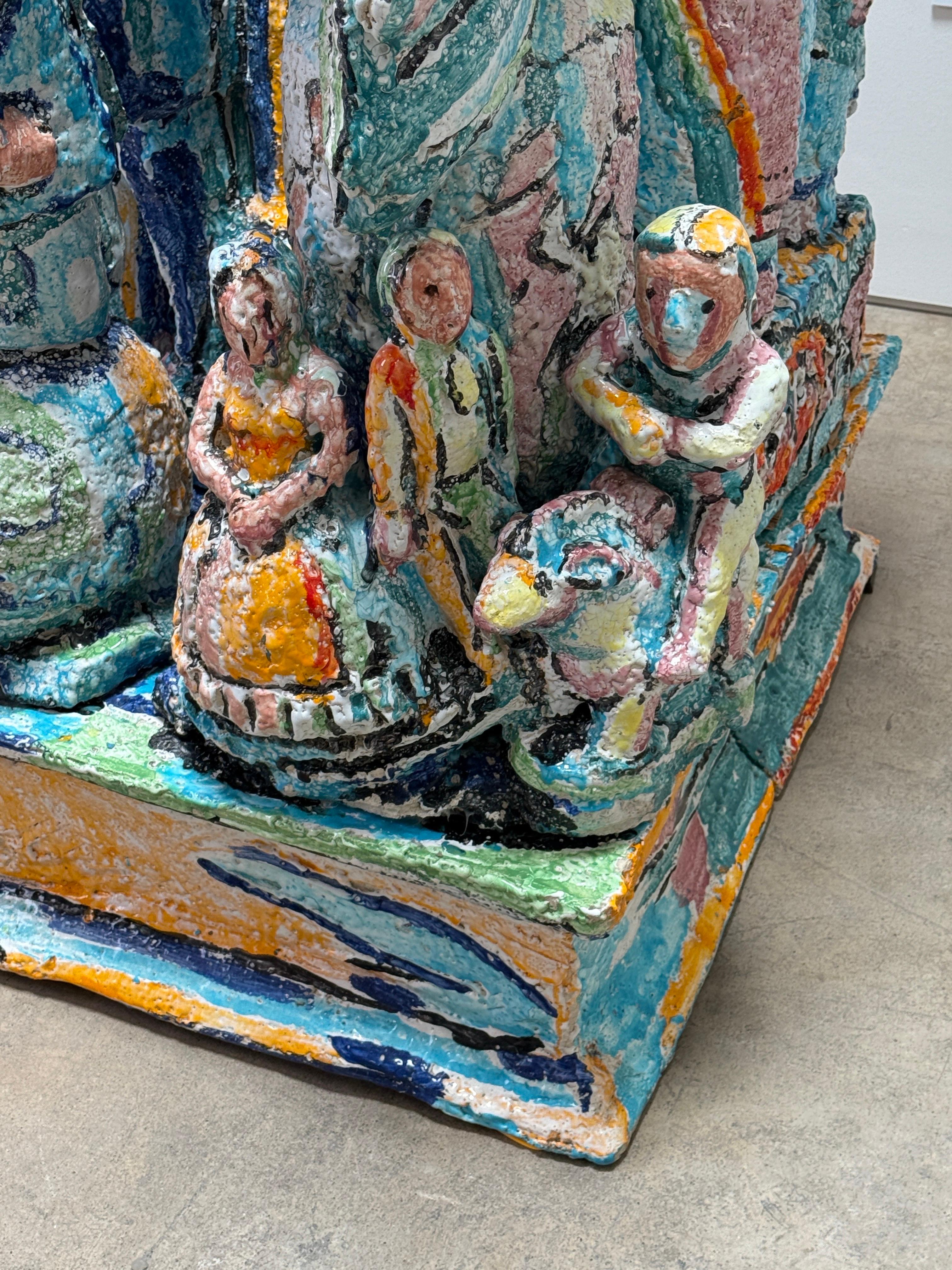 Sculpture monumentale de groupe familial par Viola Frey en vente 7
