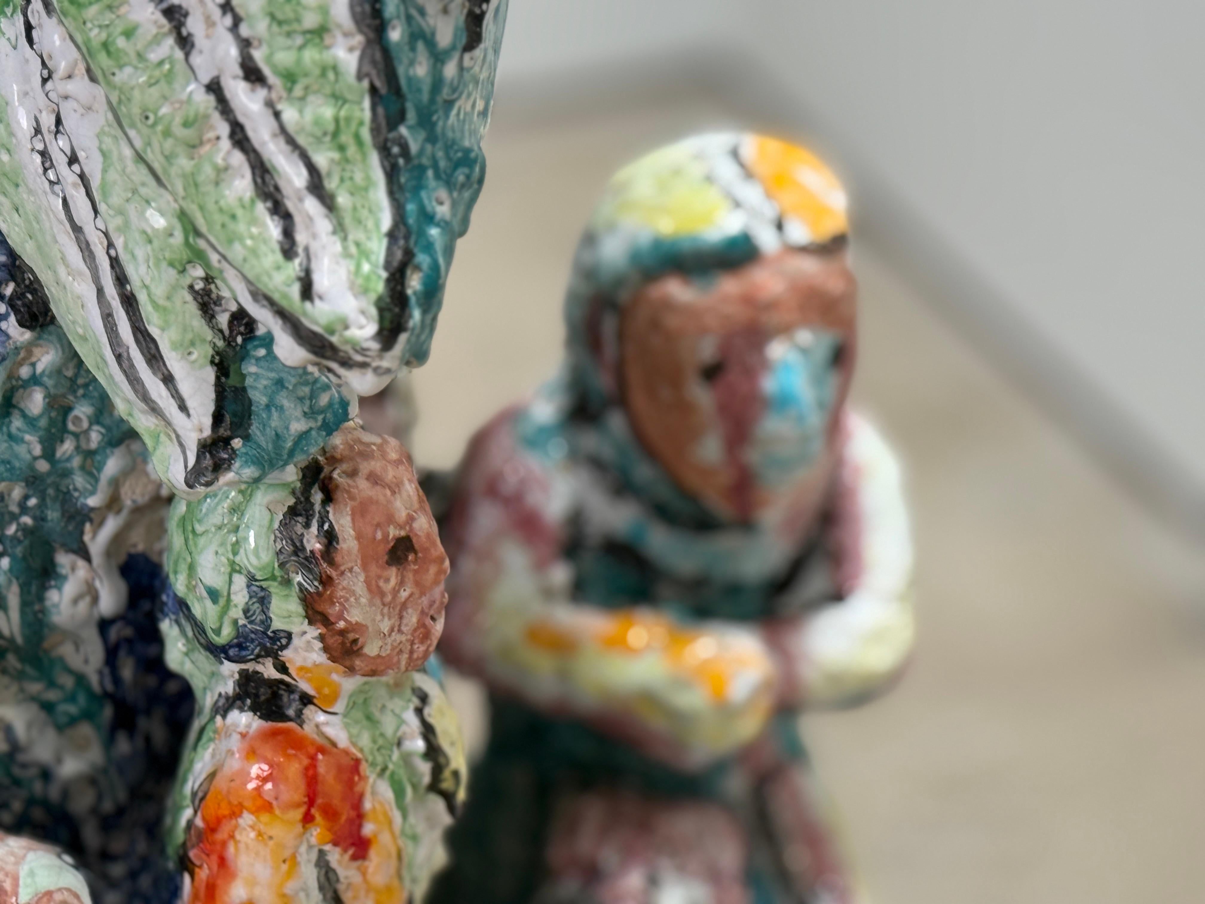 Sculpture monumentale de groupe familial par Viola Frey en vente 2