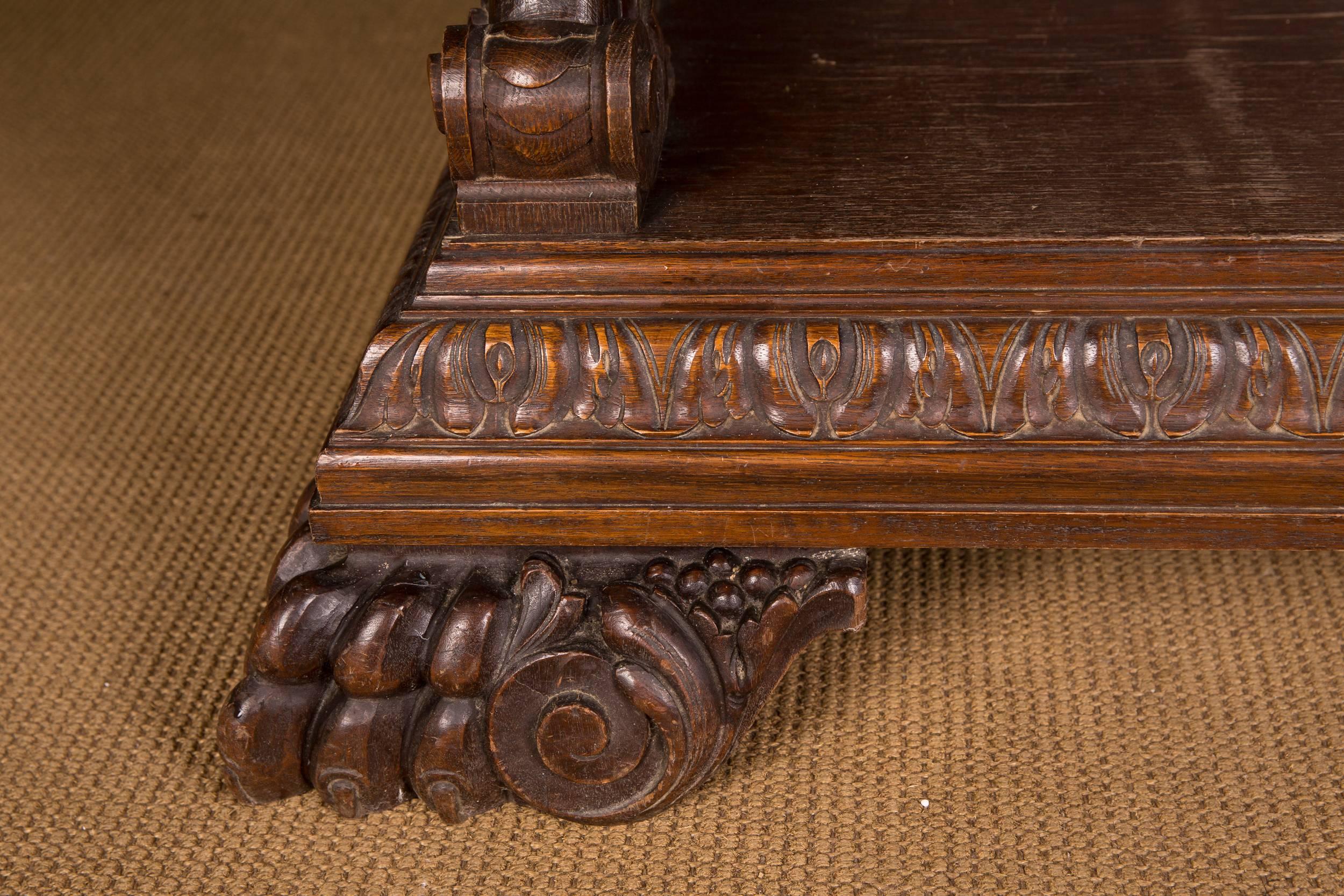 19th Century Monumental Figurative Renaissance Bar Cabinet, circa 1880