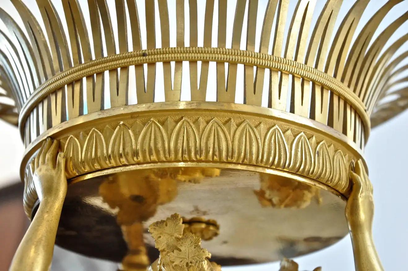French Monumental First Empire Gilt Bronze Centerpiece by Thomire