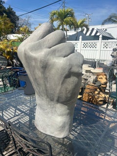 Monumental "Fist A Self Portrait "Sculpture by Alexandra Martin, 2006