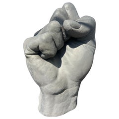 Monumental "Fist A Self Portrait "Sculpture by Alexandra Martin, 2006