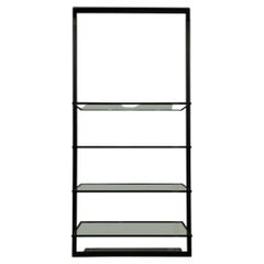 Monumental Floating Steel and Glass Shelves-4 Available