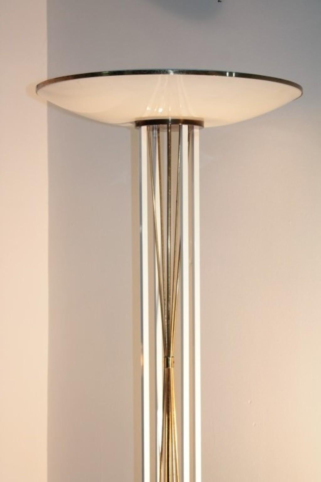 Mid-Century Modern Monumental Floor Lamp 1970s by Goffredo Reggiani