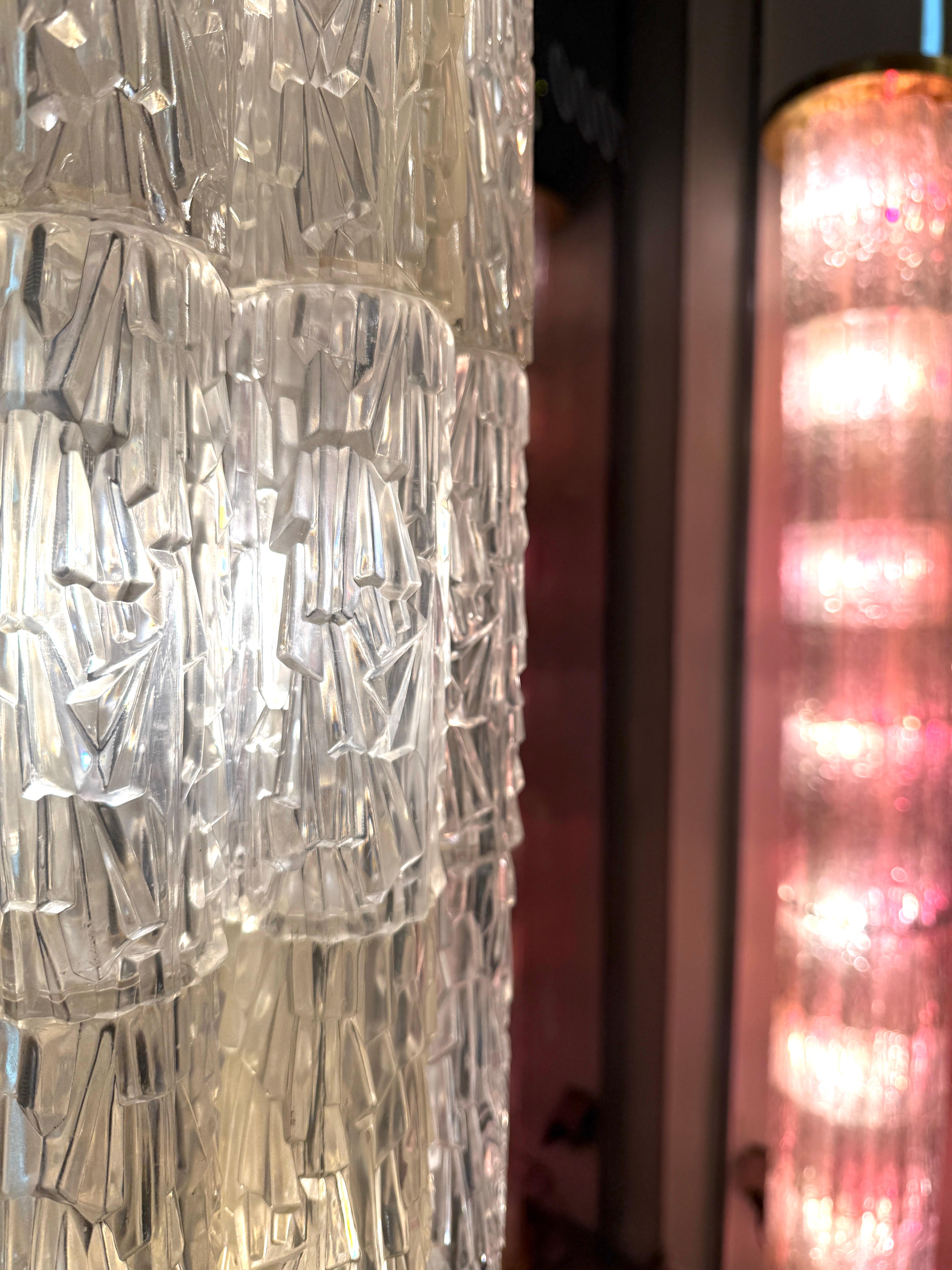 Monumental Floor Lamp Columns by JT Kalmar 1970' For Sale 3