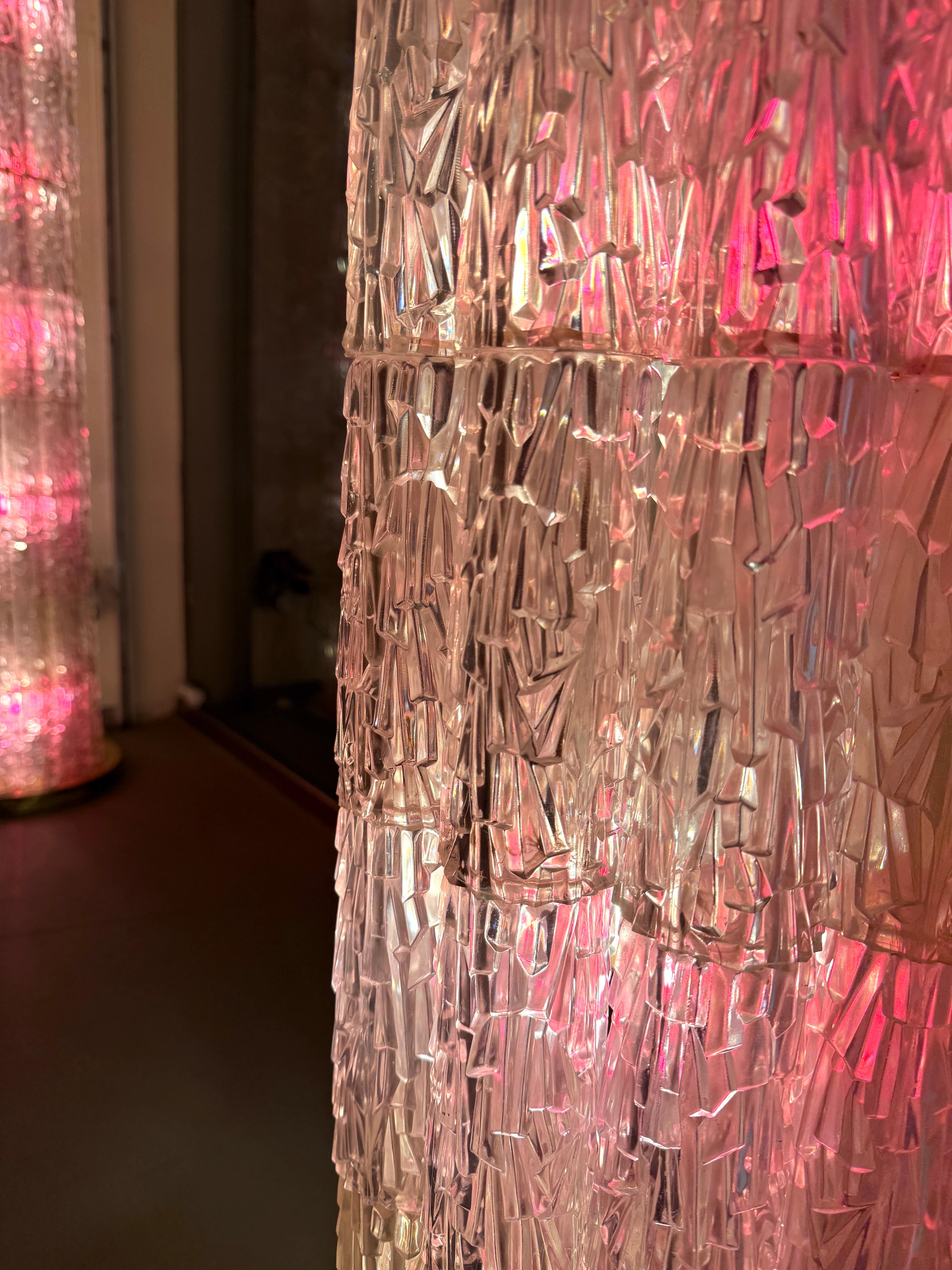 Monumental Floor Lamp Columns by JT Kalmar 1970' For Sale 5