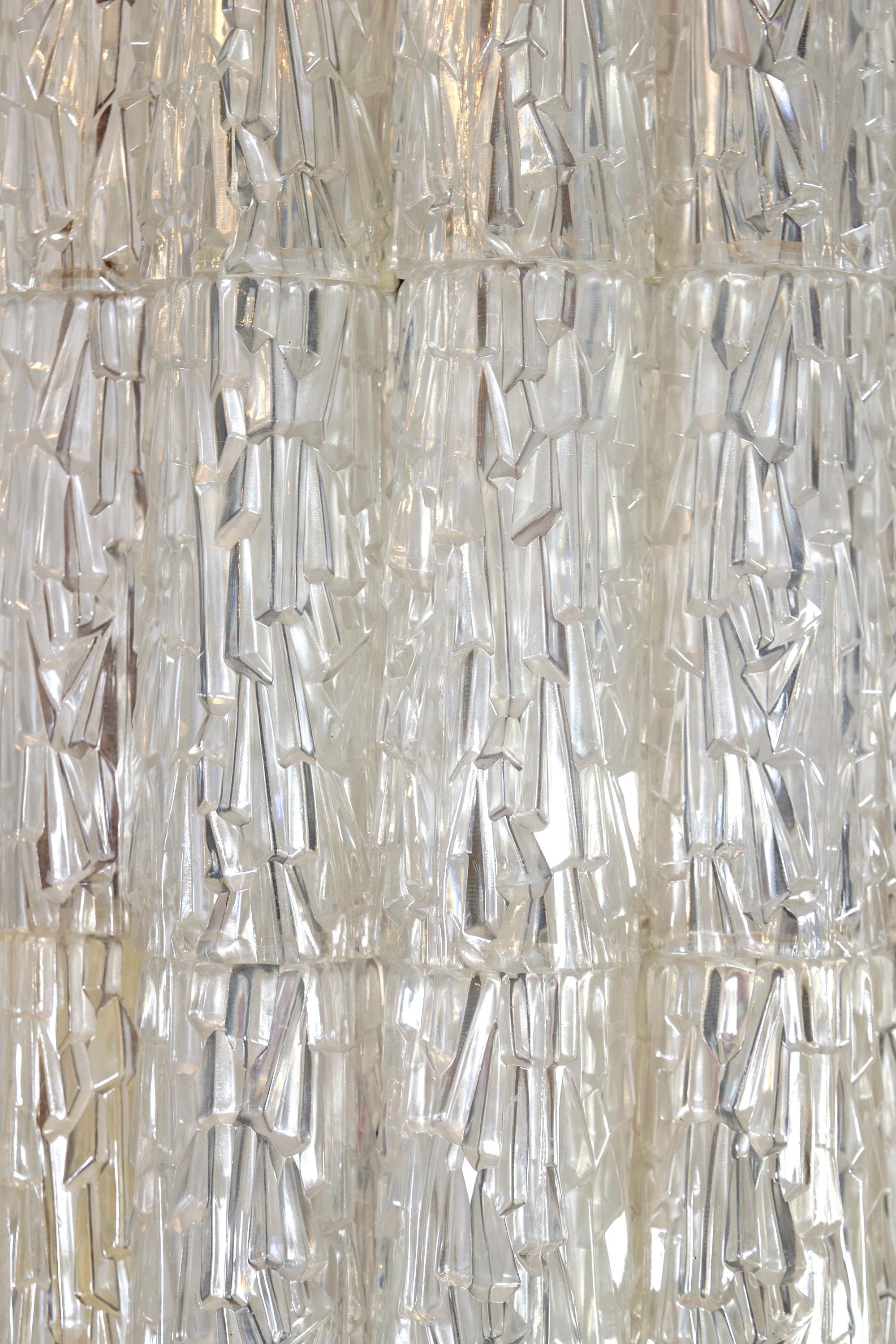 Late 20th Century Monumental Floor Lamp Columns by JT Kalmar 1970' For Sale