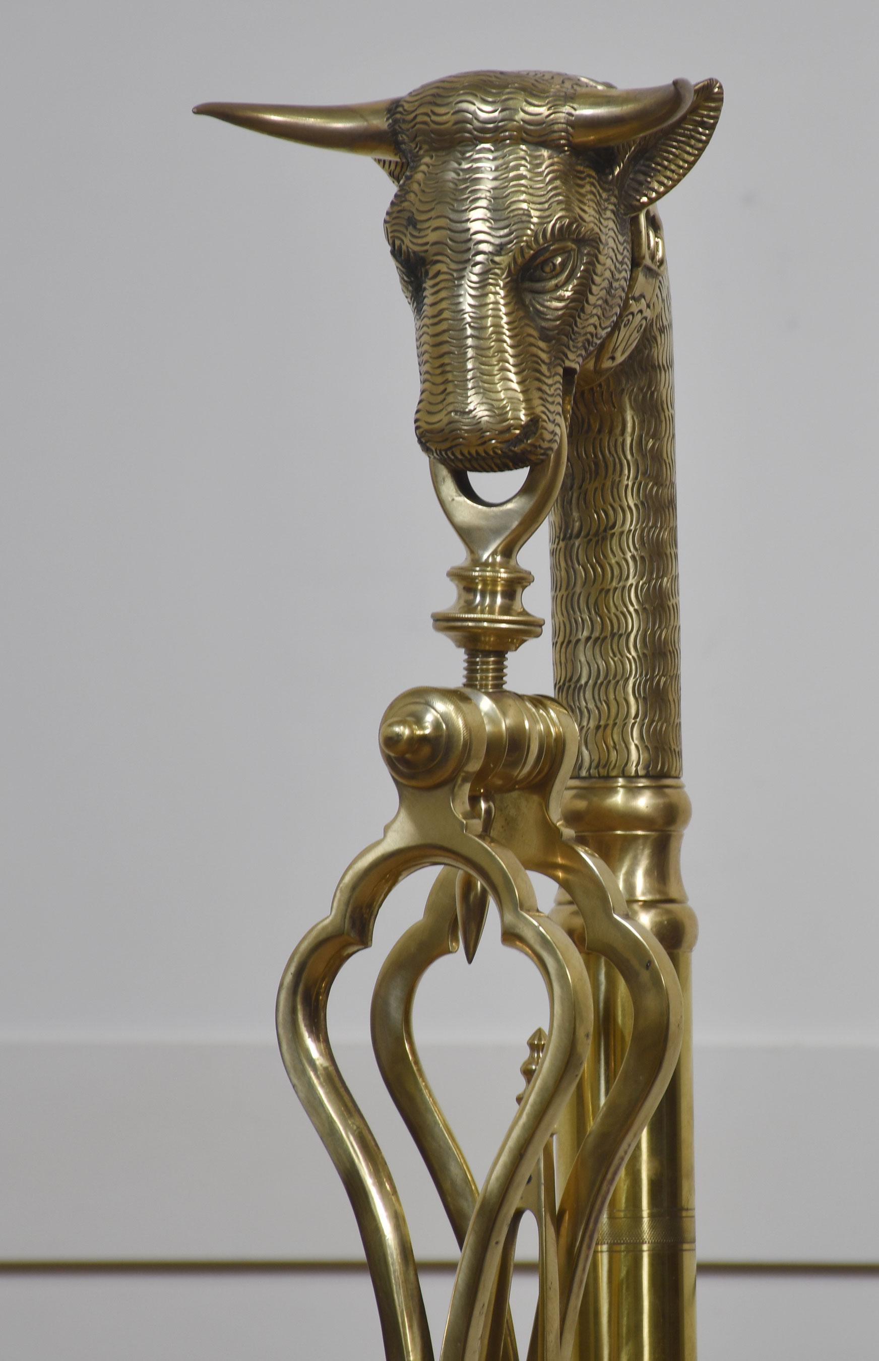 Monumental floor standing brass Butcher scale For Sale 1