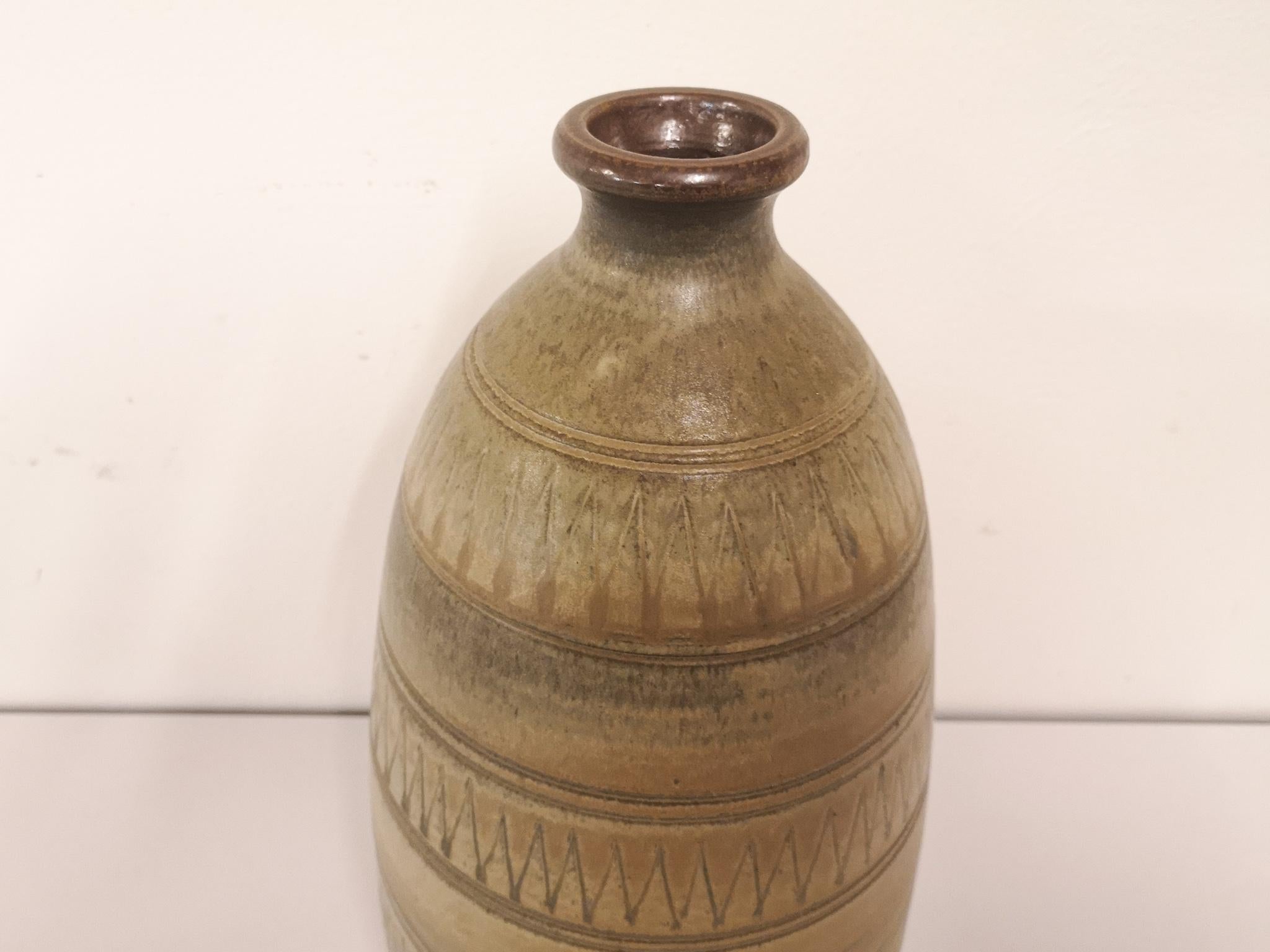 Swedish Monumental Floor Vase Wallåkra, Sweden, 1950s