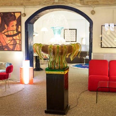 Monumental fountain in Murano glass, 1950s