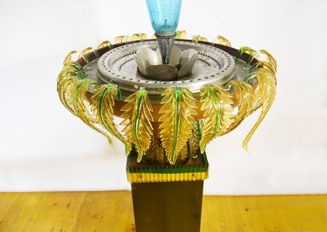 Monumentalbrunnen aus Murano-Glas, 1950er Jahre im Zustand „Hervorragend“ im Angebot in Parma, IT