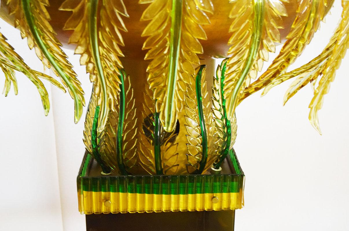 Monumentalbrunnen aus Murano-Glas, 1950er Jahre (Mitte des 20. Jahrhunderts) im Angebot