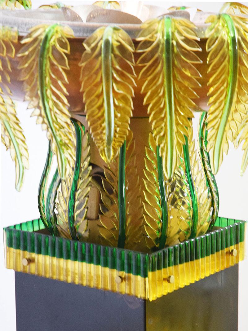 Monumentalbrunnen aus Murano-Glas, 1950er Jahre im Angebot 3
